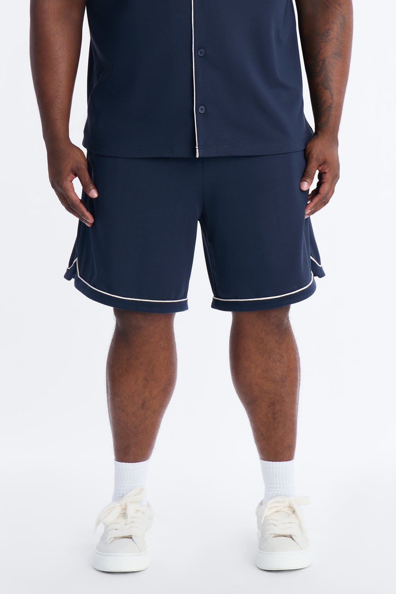Relaxed Noir Shorts - Navy