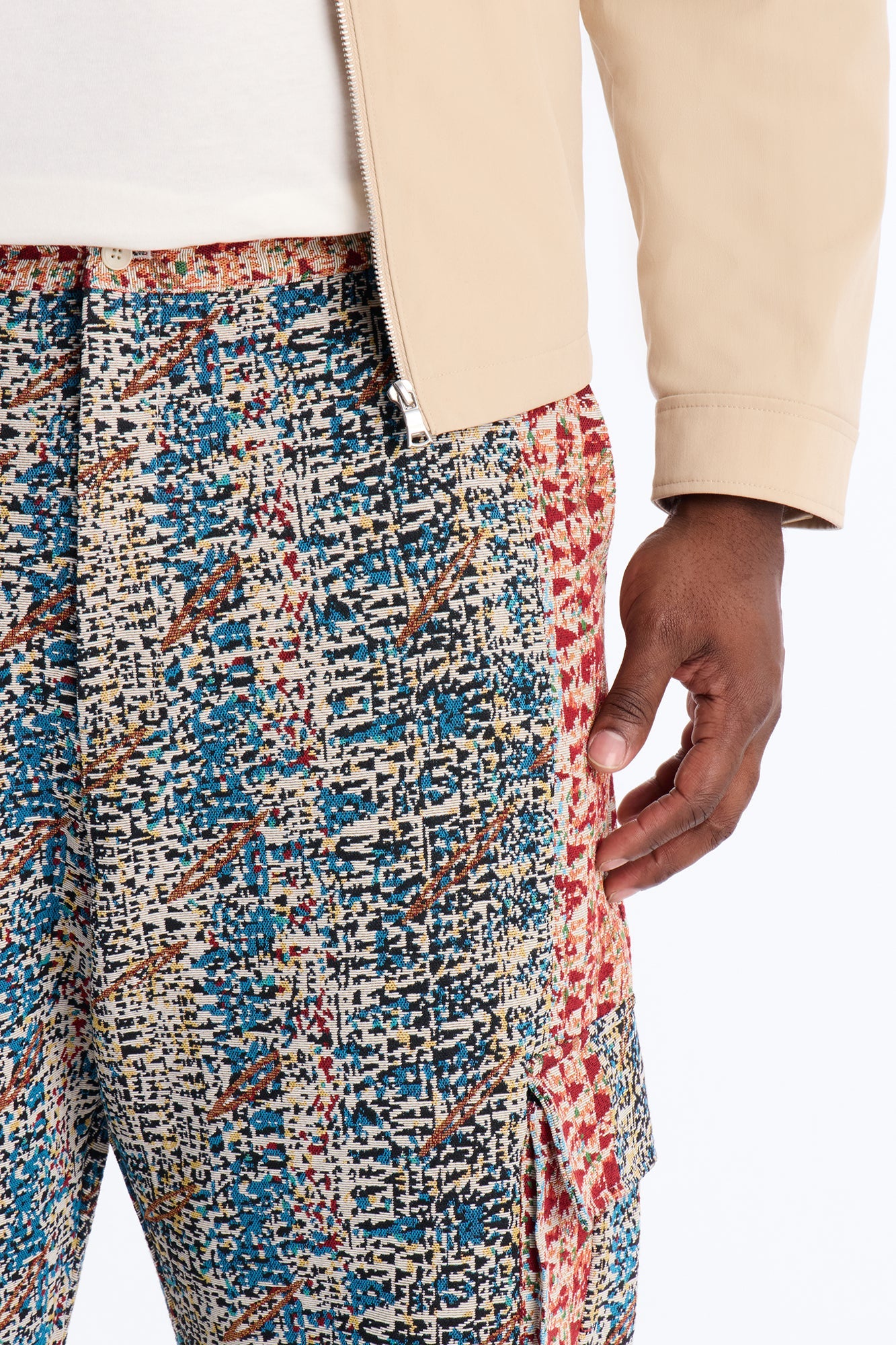 Baggy Nomadic Tapestry Cargo Pant - Multi Color