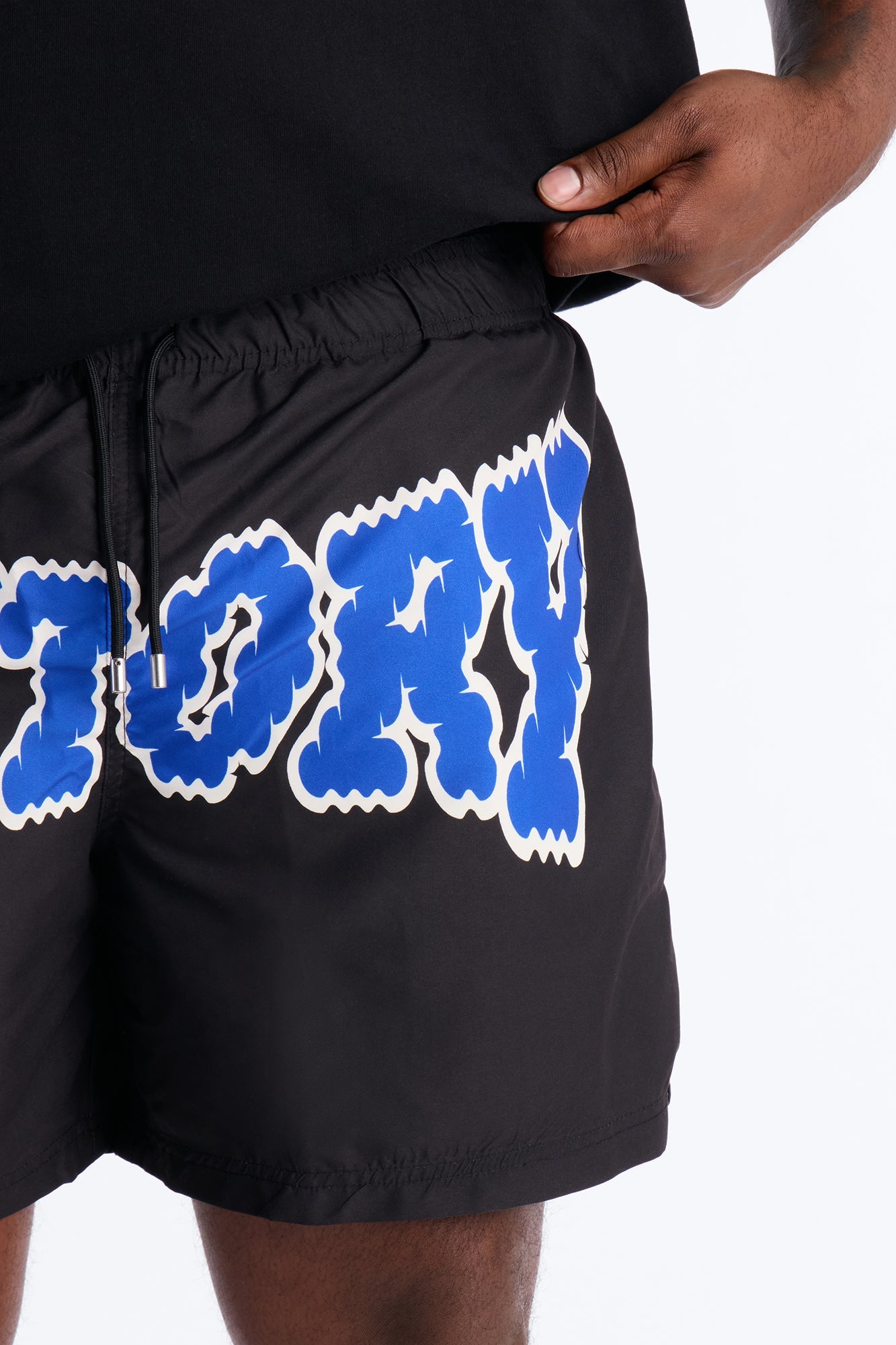 Victory Swim Trunk 7″ - Black/Blue