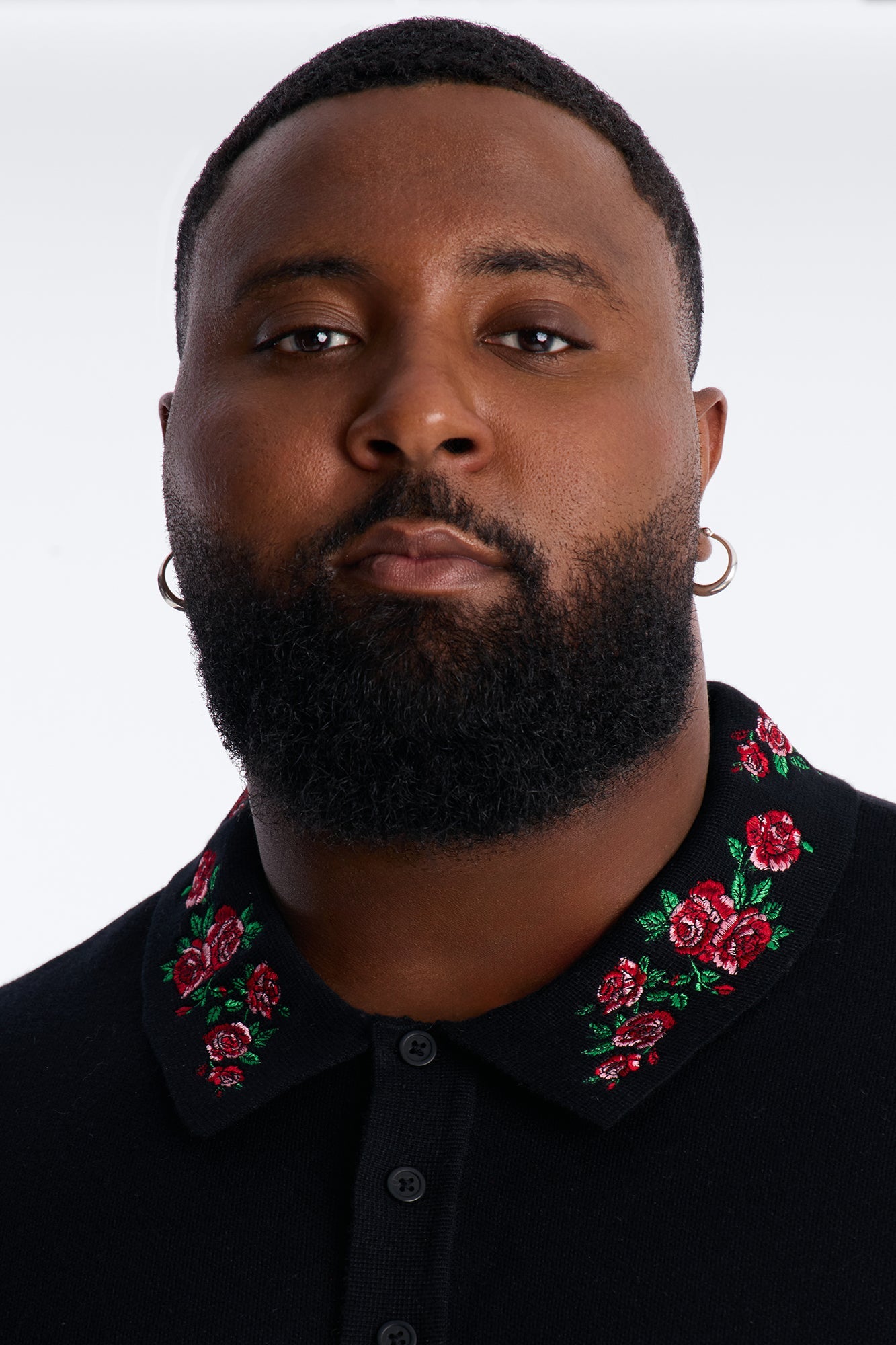 Roses Are Red Polo Short Sleeve Polo - Black