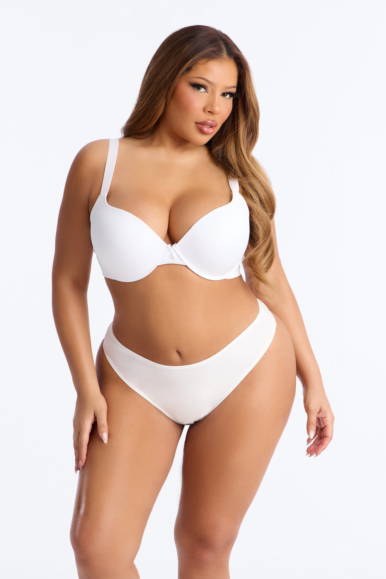 Smooth It Over Seamless Bra - White Fashion Nova