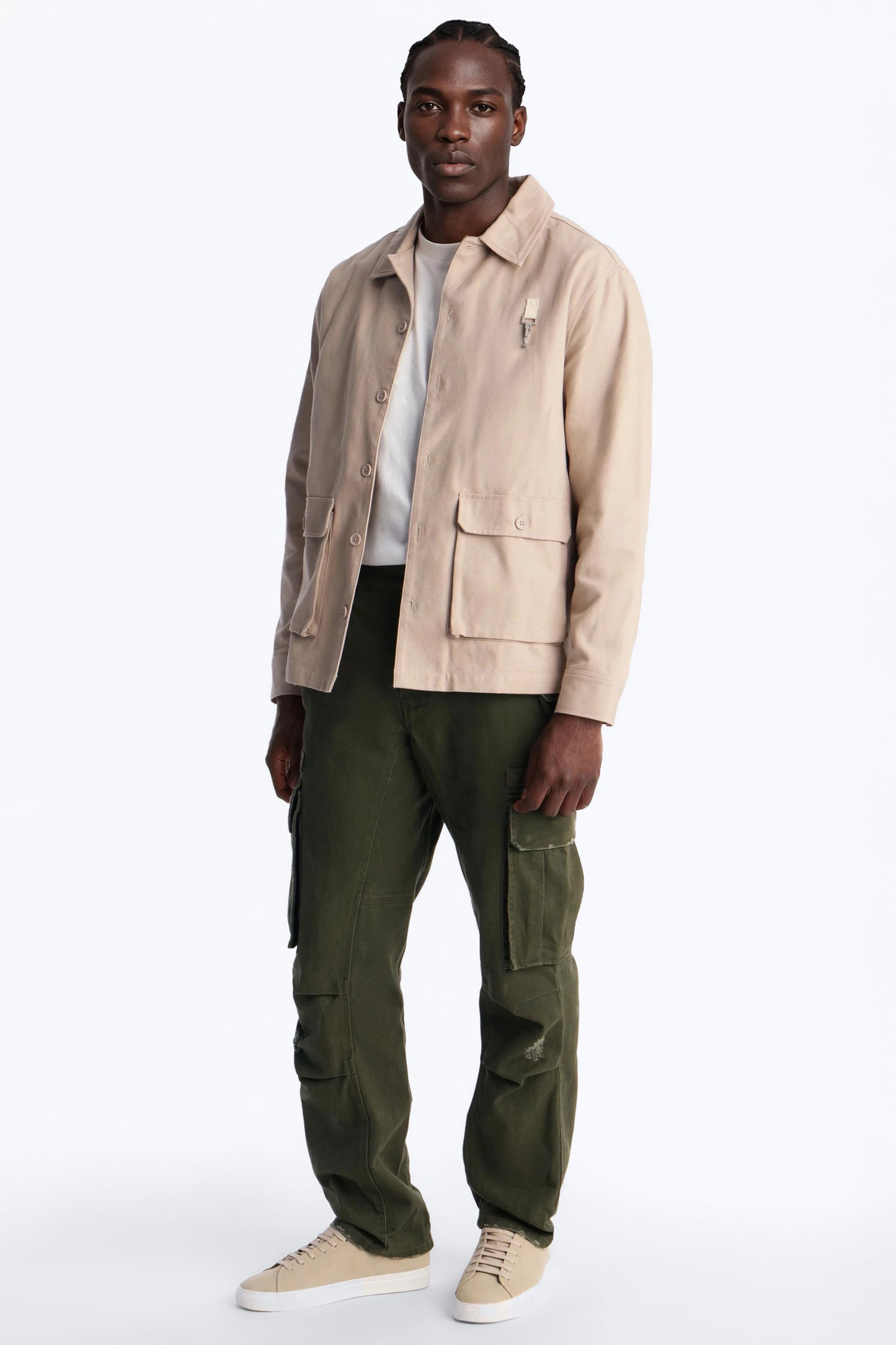 Straight Carter Point Utility Pant - Olive