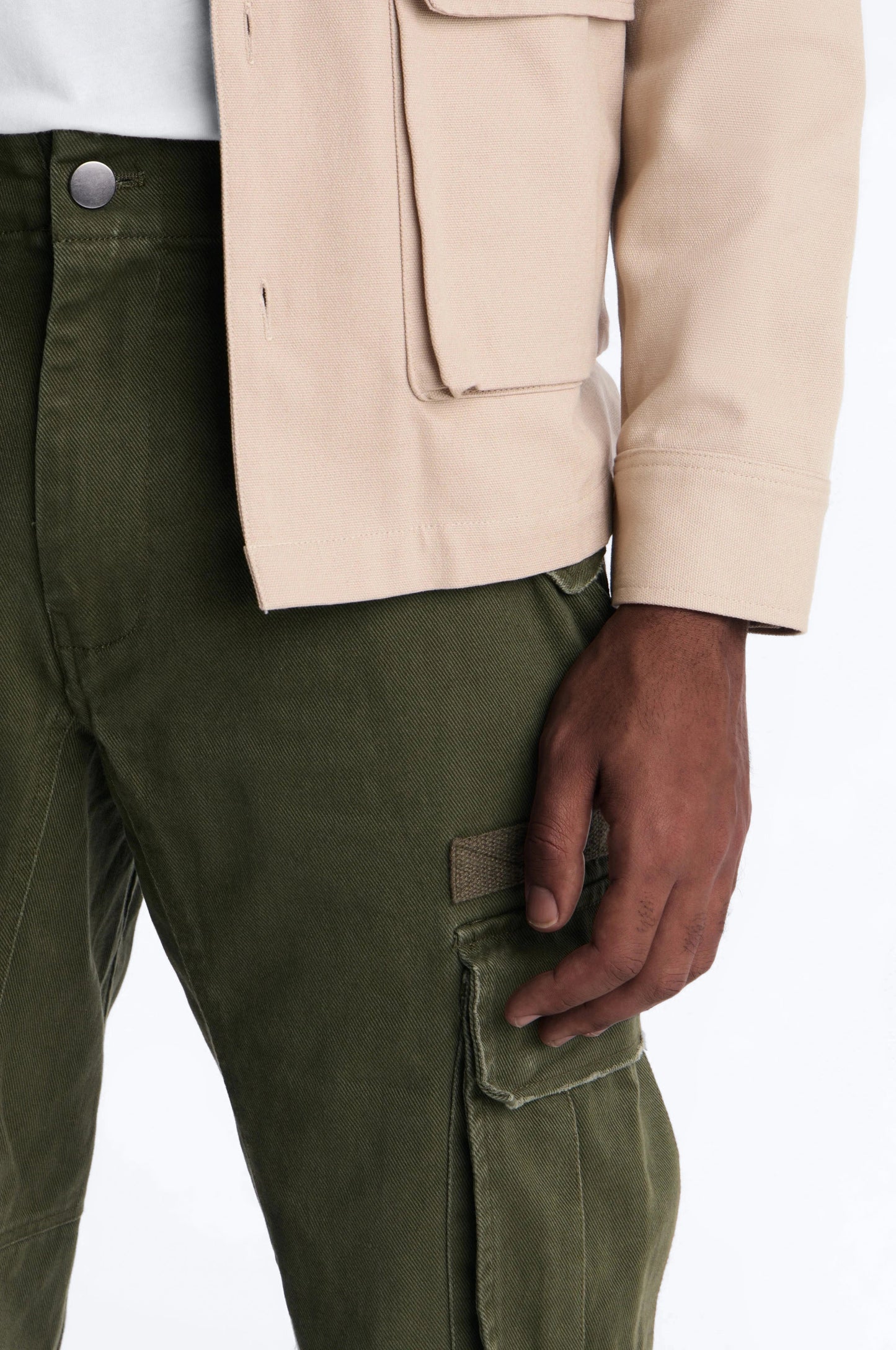 Straight Carter Point Utility Pant - Olive
