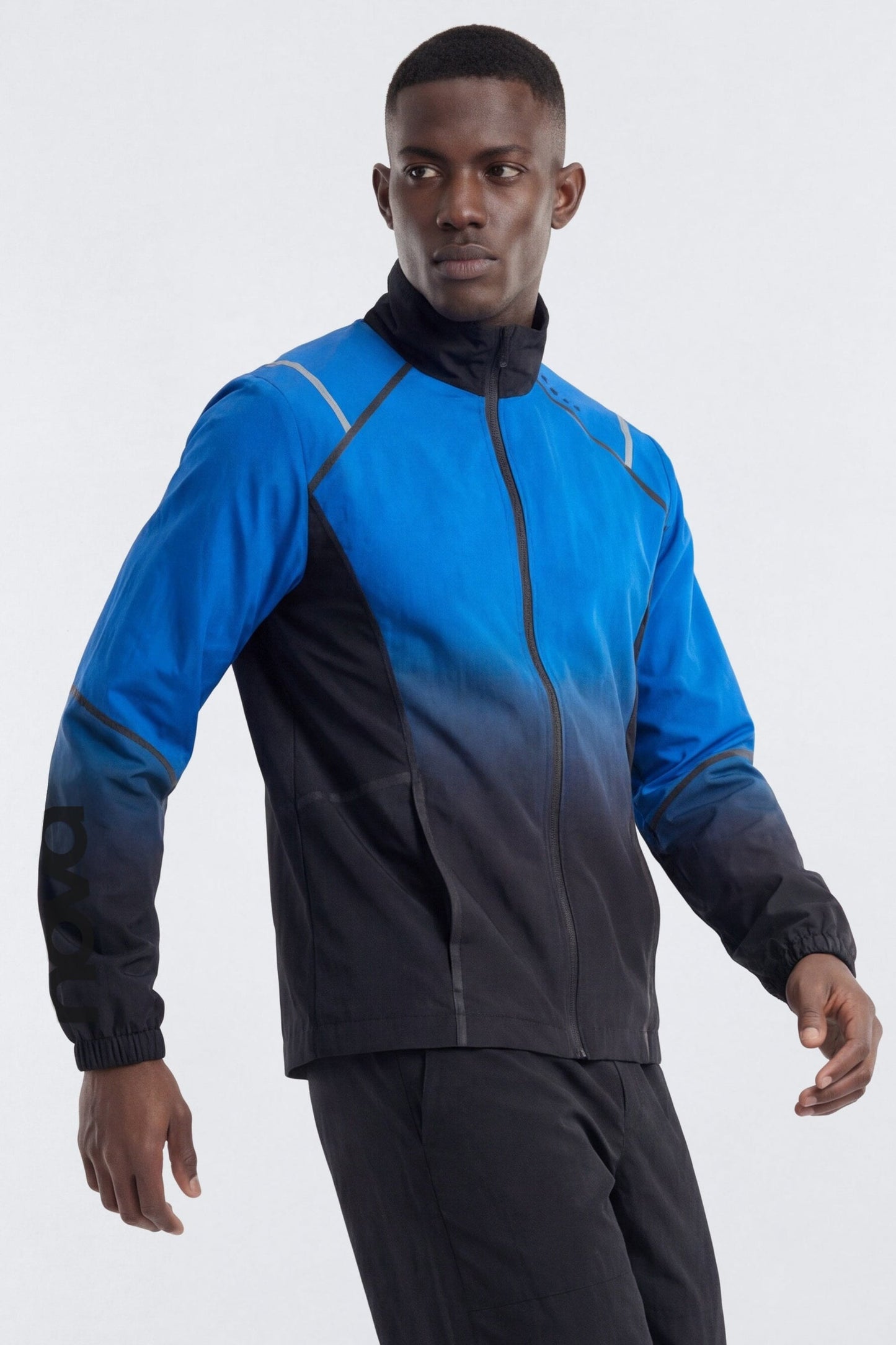 CoreNylon Ombre Full Zip Jacket - Blue/Black
