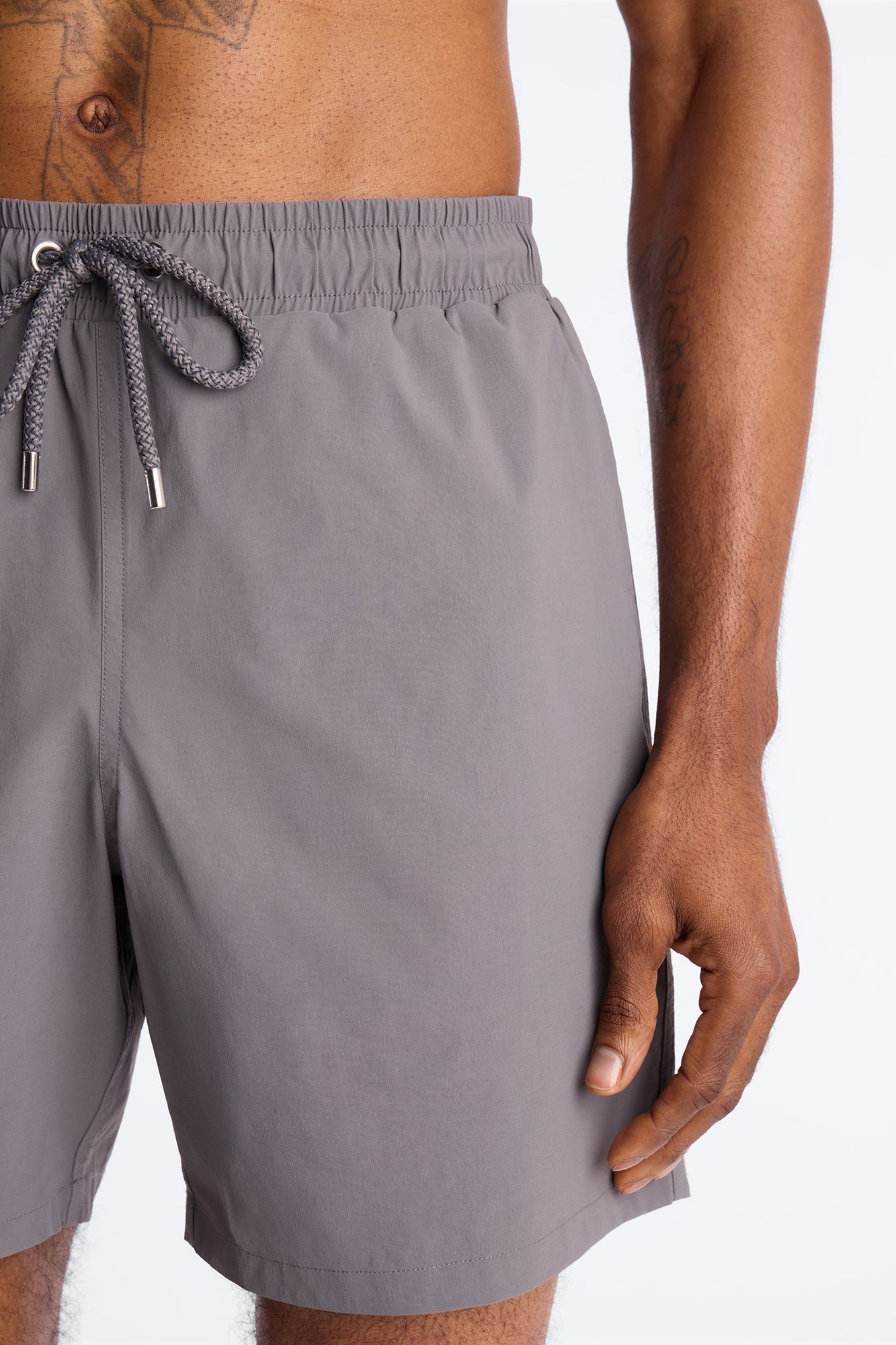 Montez Stretch Swim Trunk 7″ - Charcoal