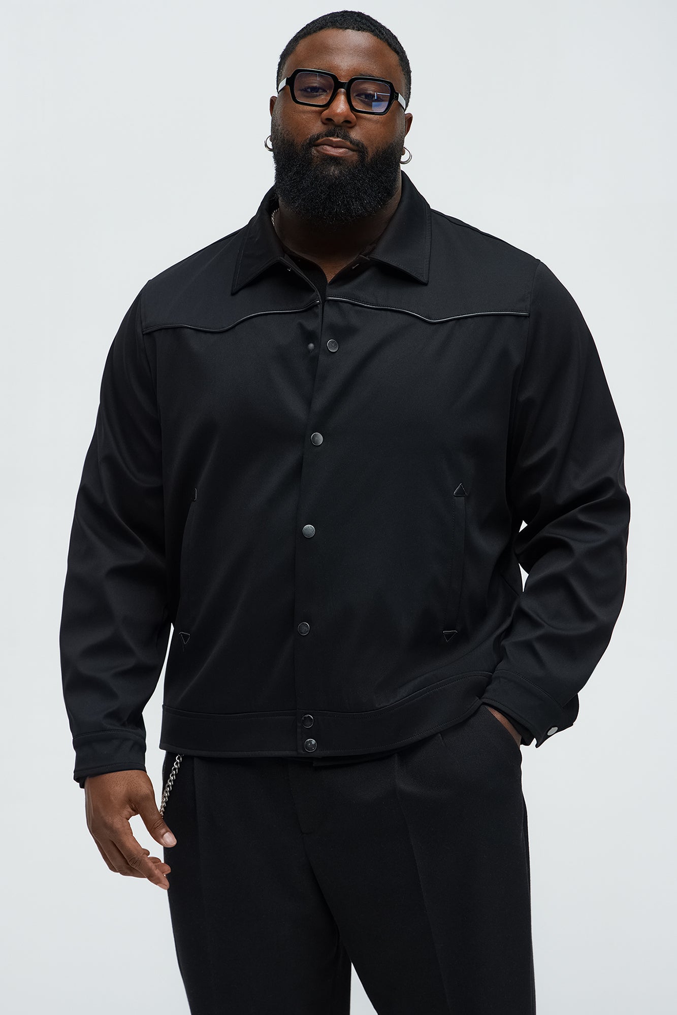 Glenville Western Jacket - Black