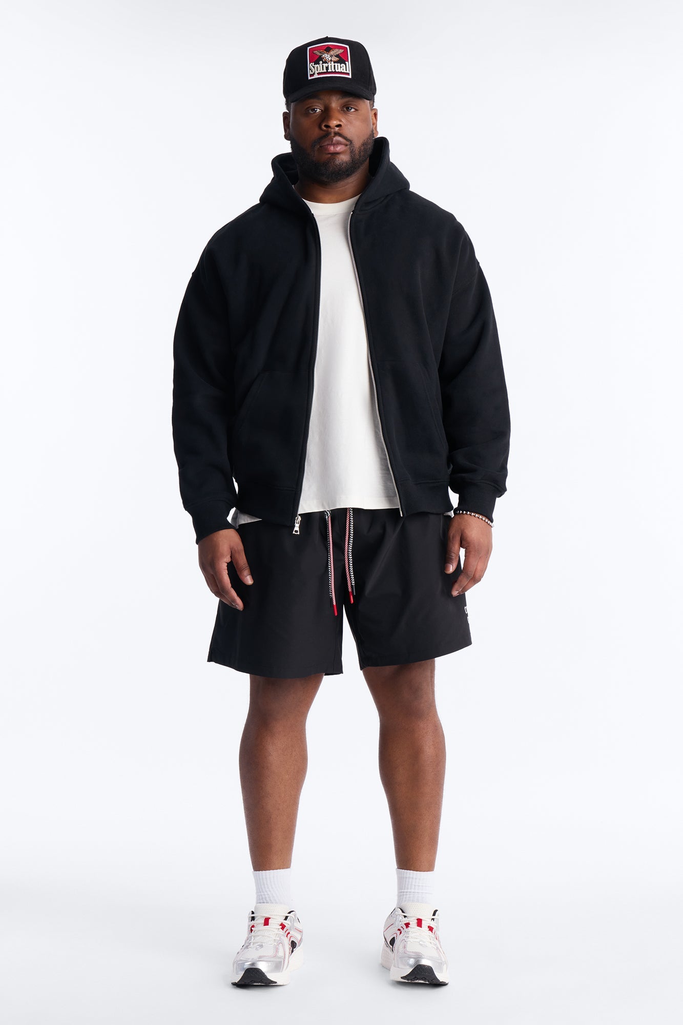Culture Creator Double Drawstring Short - Black