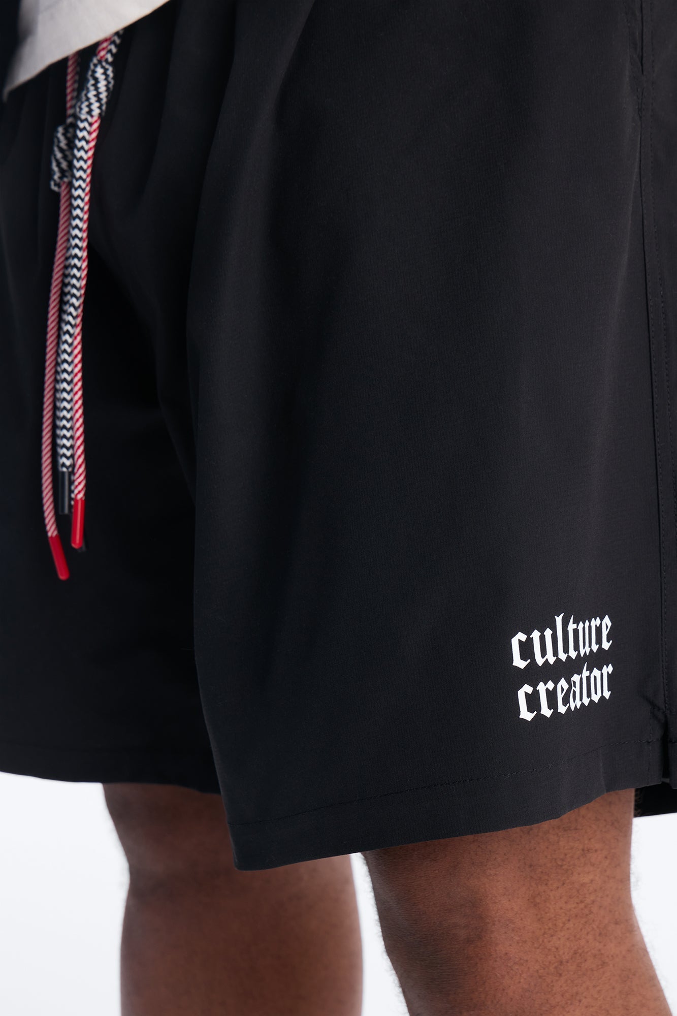 Culture Creator Double Drawstring Short - Black