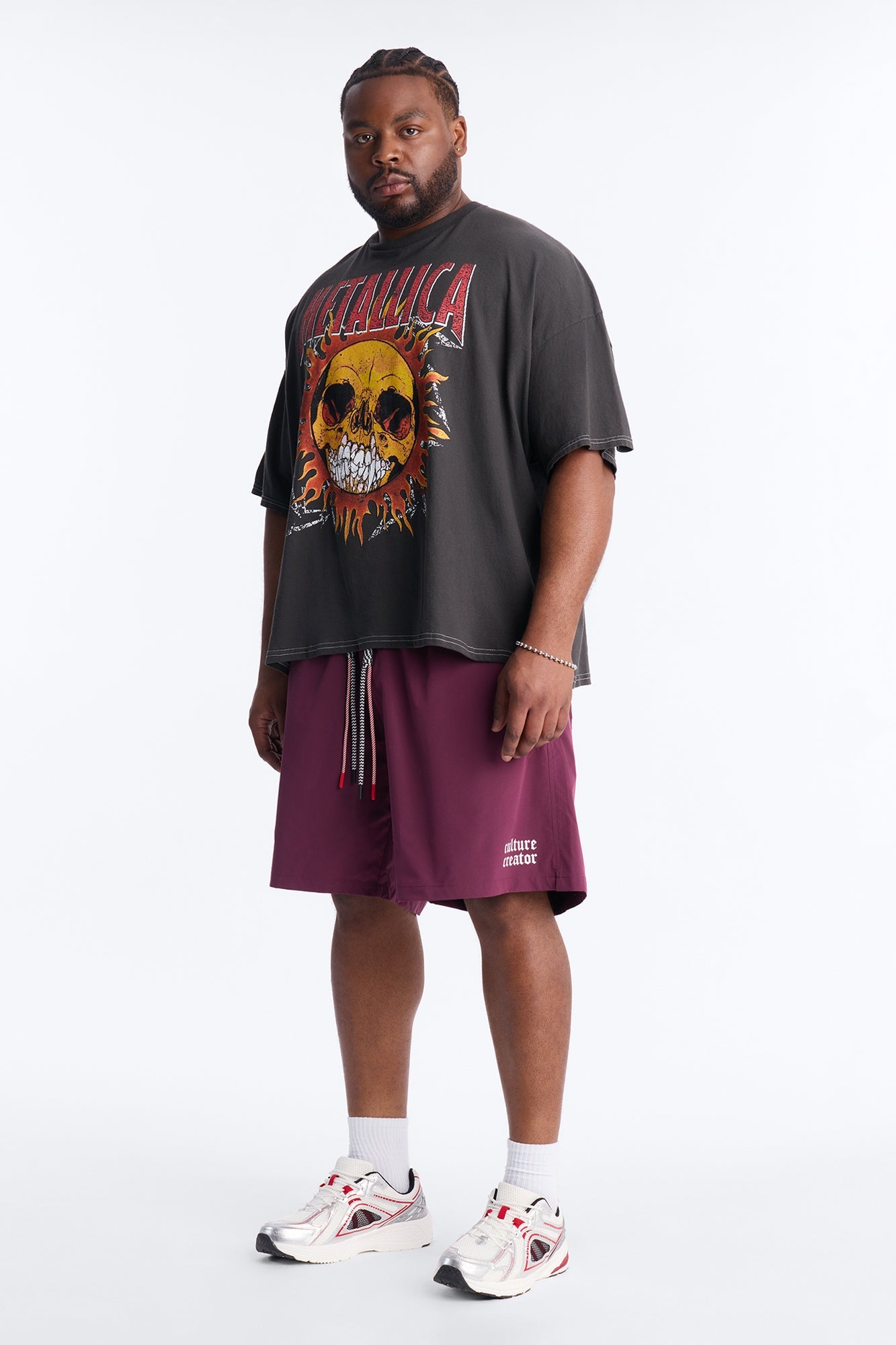 Culture Creator Double Drawstring Short - Purple