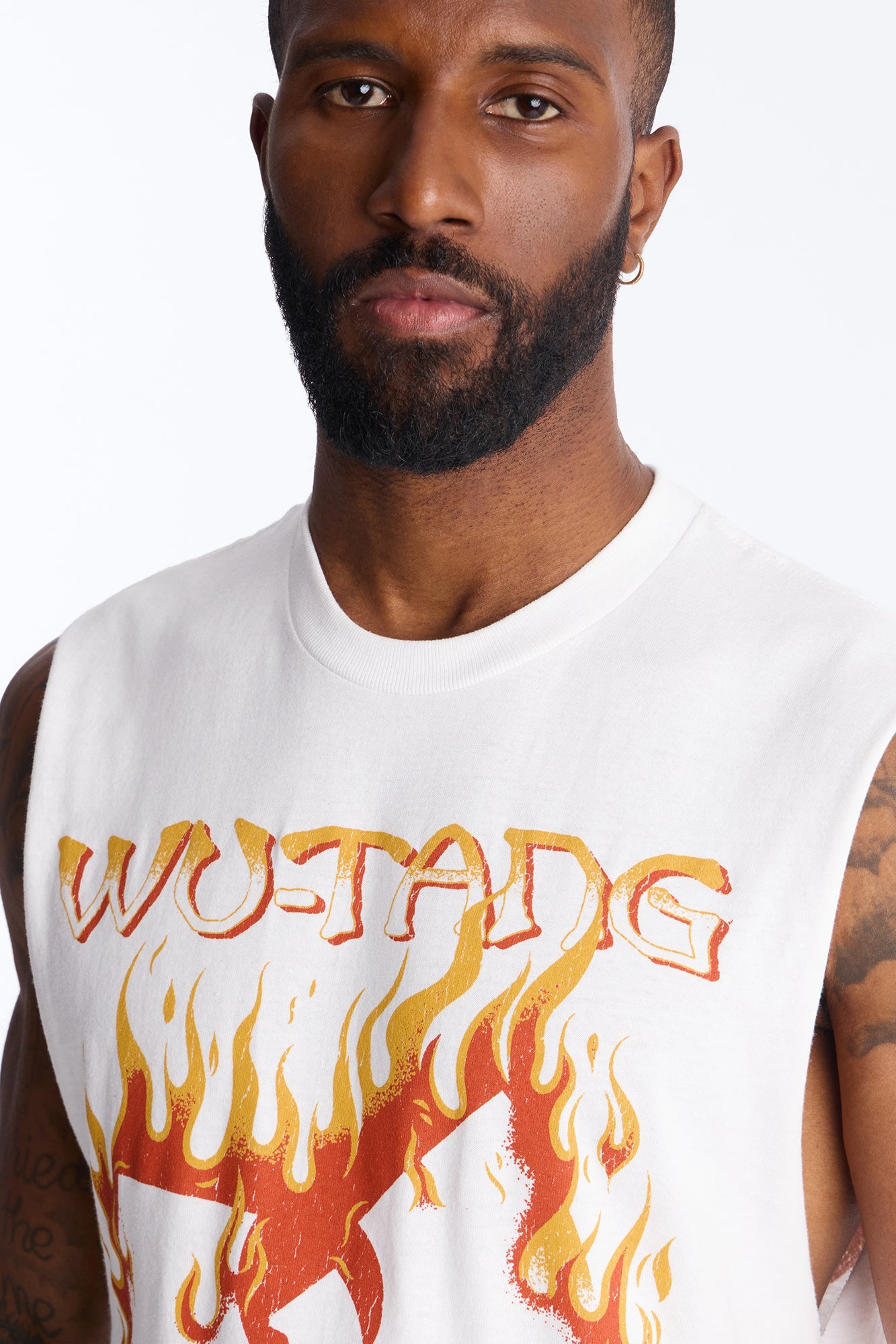 Wu Tang Protect Ya Neck Muscle Tank - White