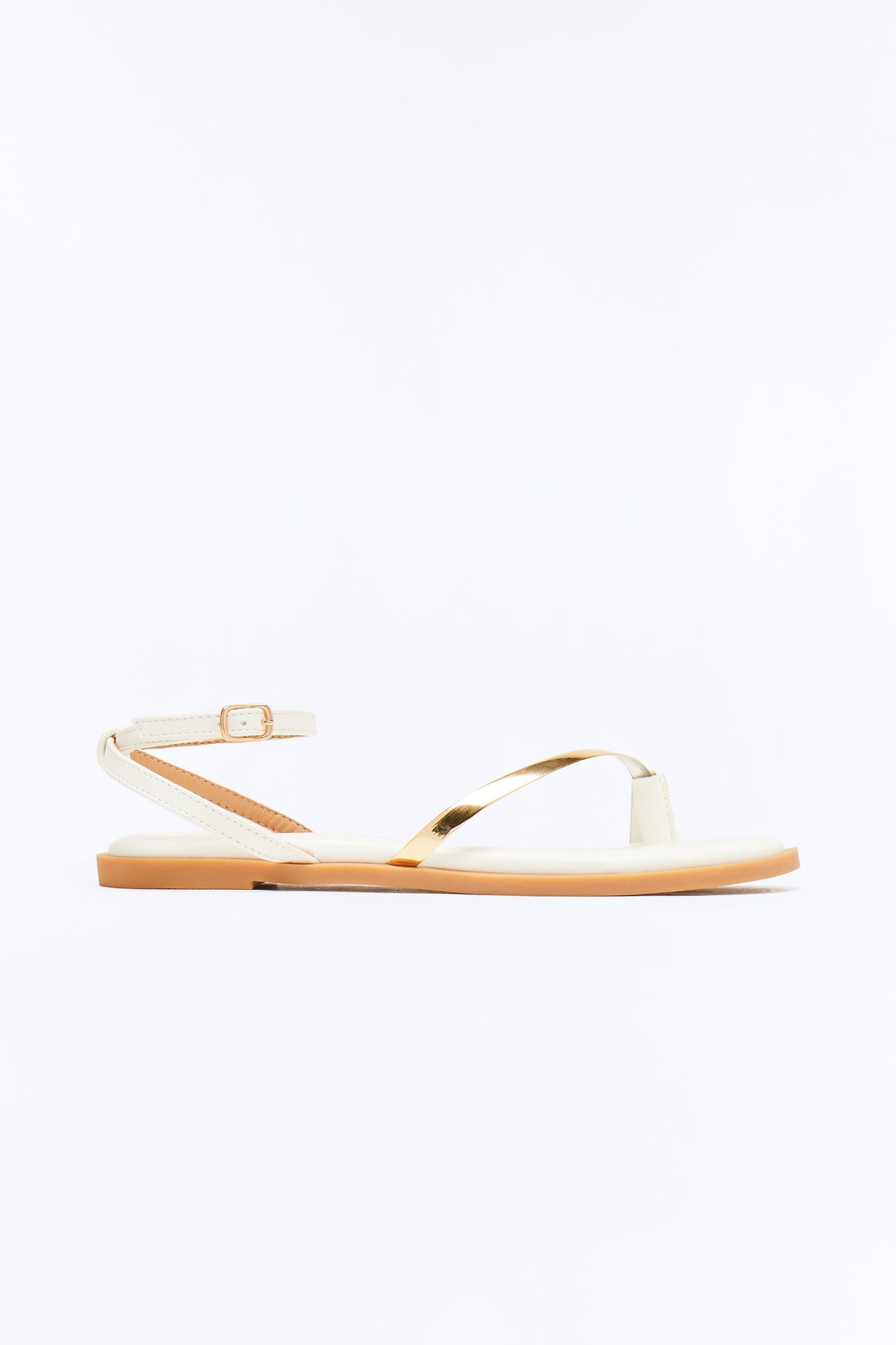 Landon Toe Ring Sandals - White