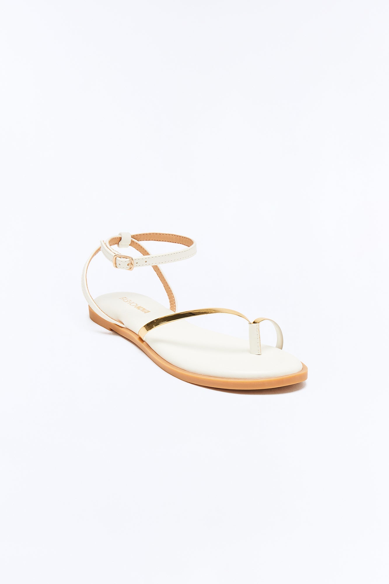 Landon Toe Ring Sandals - White