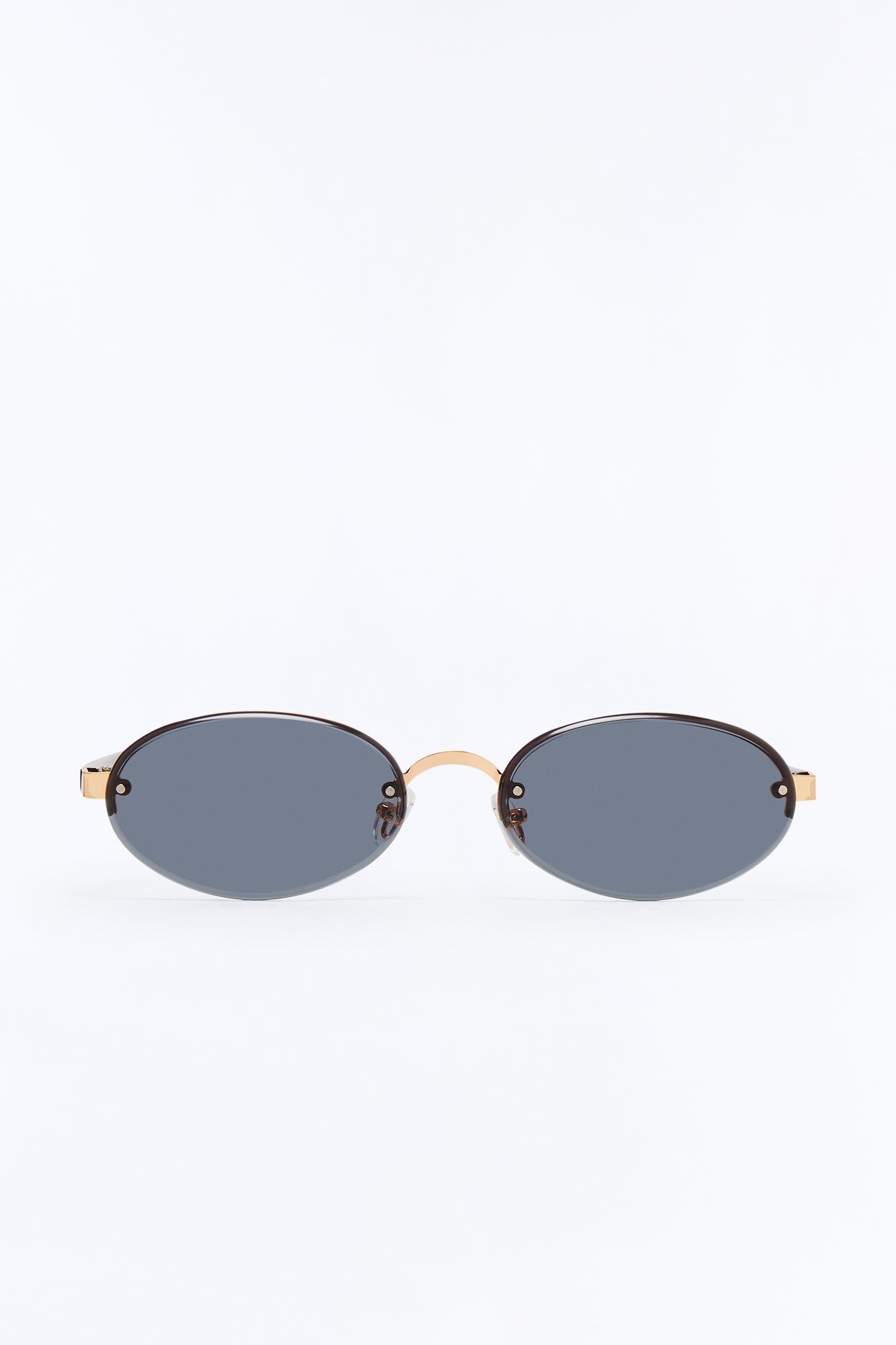 Groovy Curves Sunglasses - Black/Gold