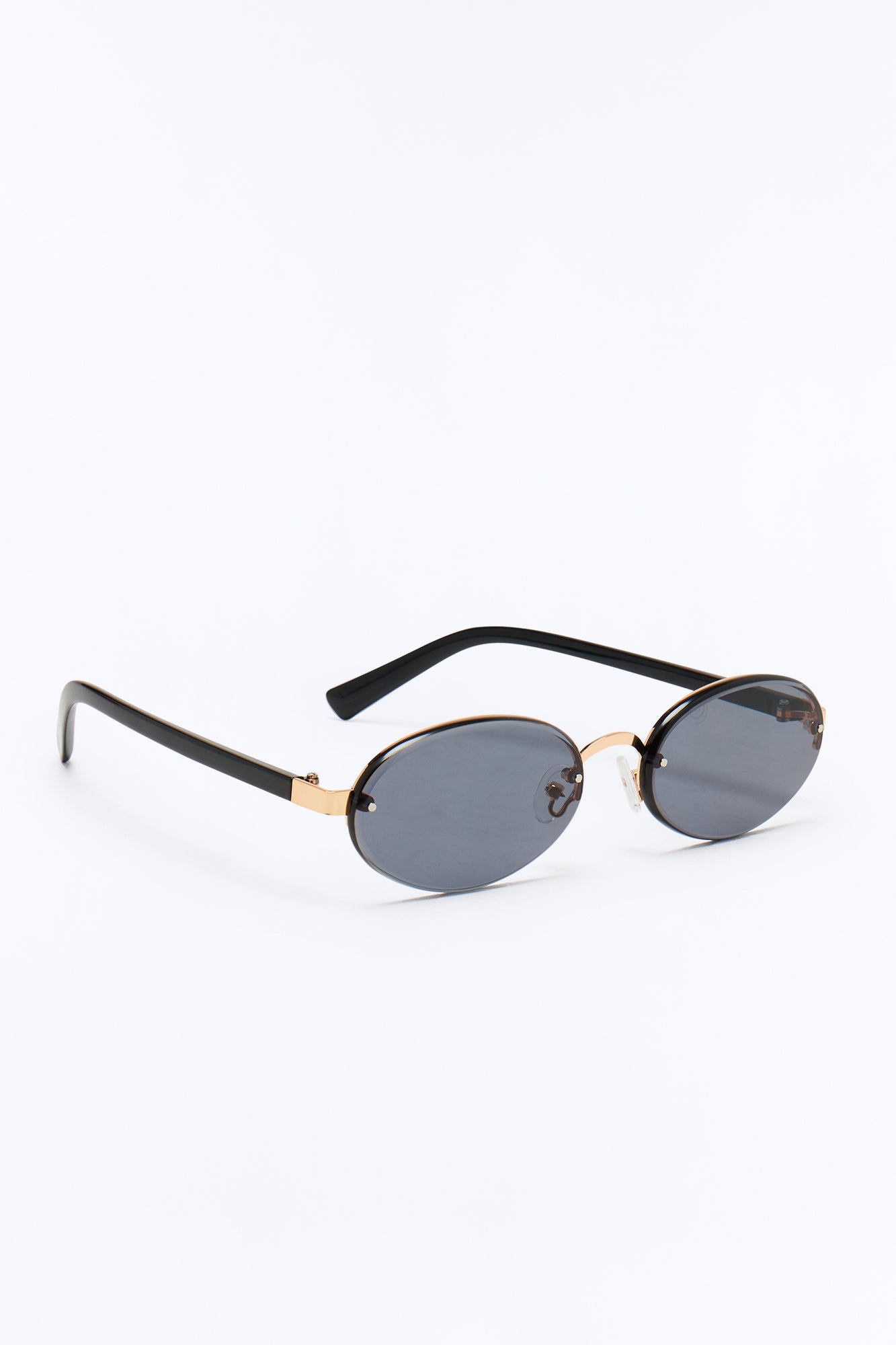 Groovy Curves Sunglasses - Black/Gold
