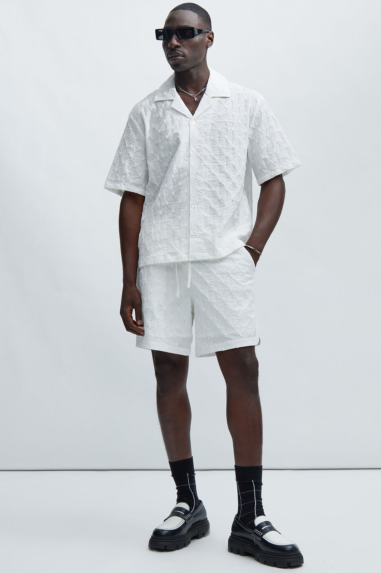 Atticus Textured Shirt - White