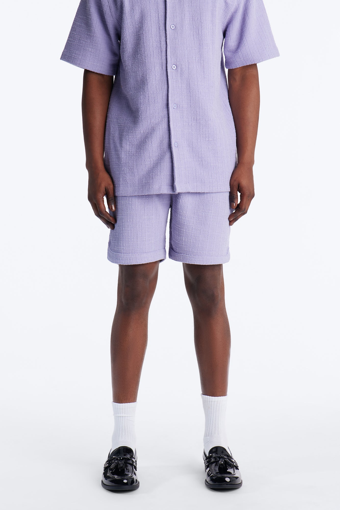 Dean Textured Short - Lavender