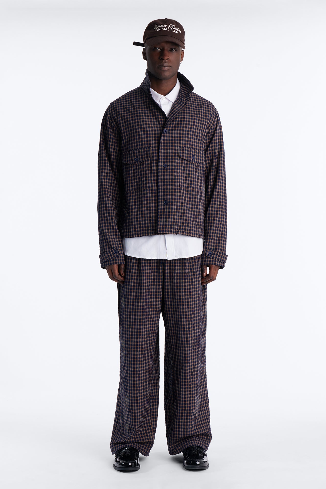 Relaxed Downtown London Shirt Jacket - Navy