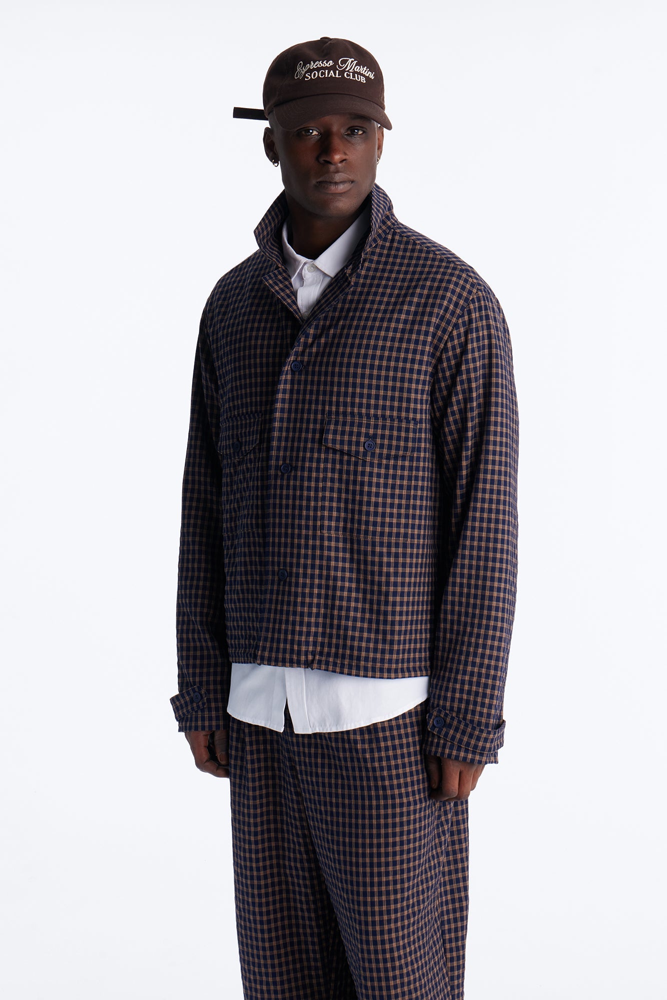 Relaxed Downtown London Shirt Jacket - Navy