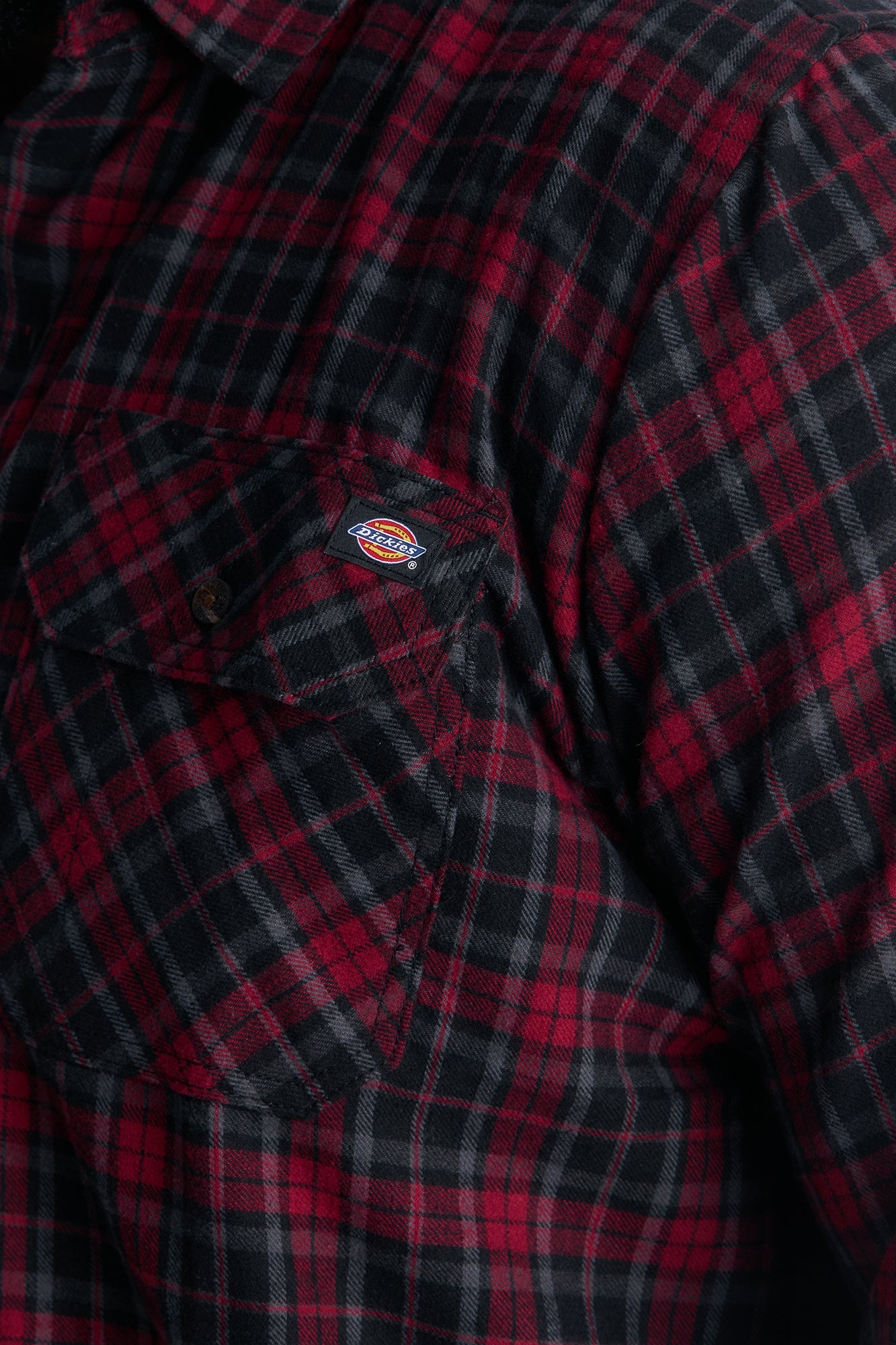 Dickies Flannel Work Shirt - Red