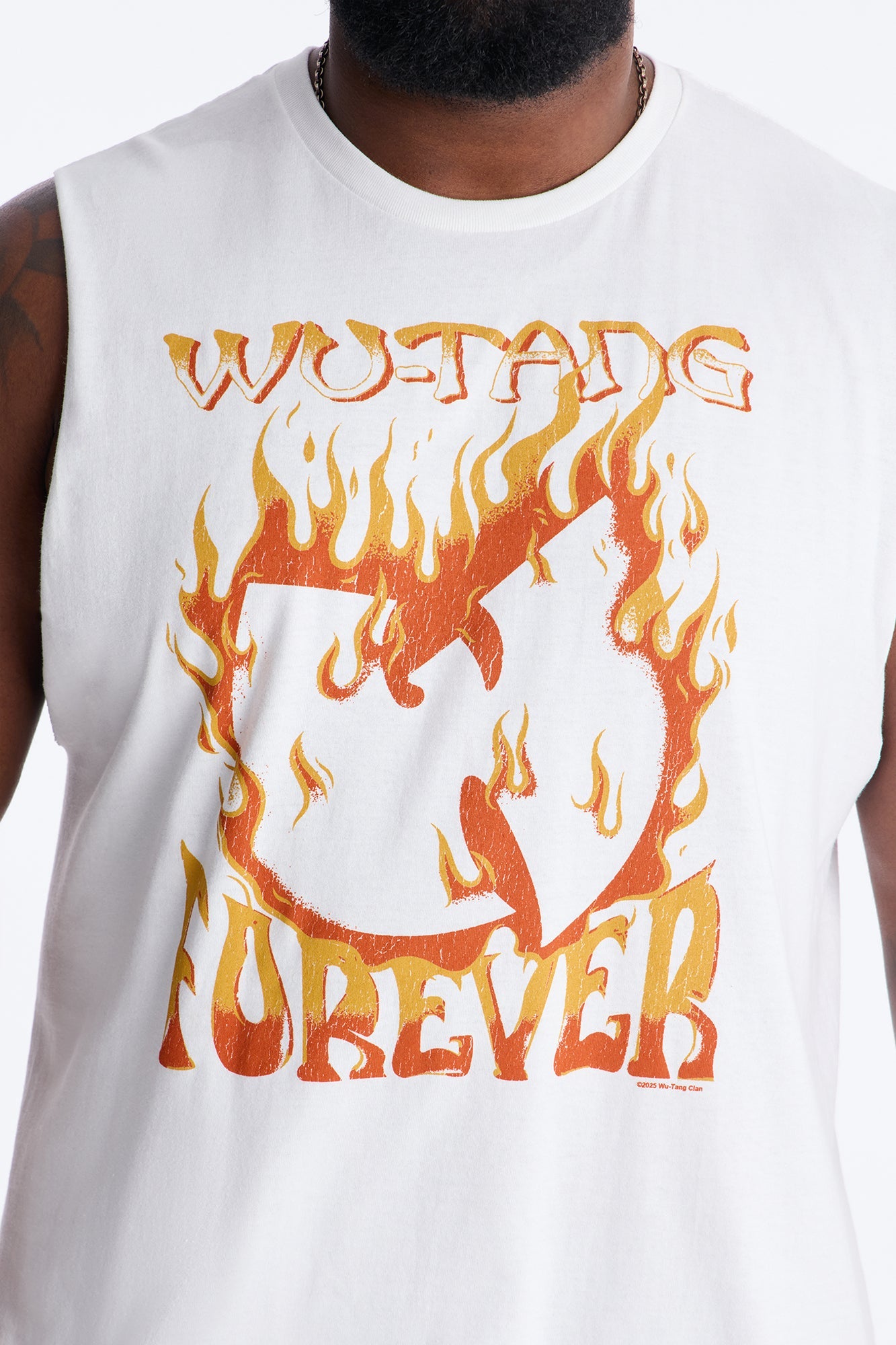 Wu Tang Protect Ya Neck Muscle Tank - White