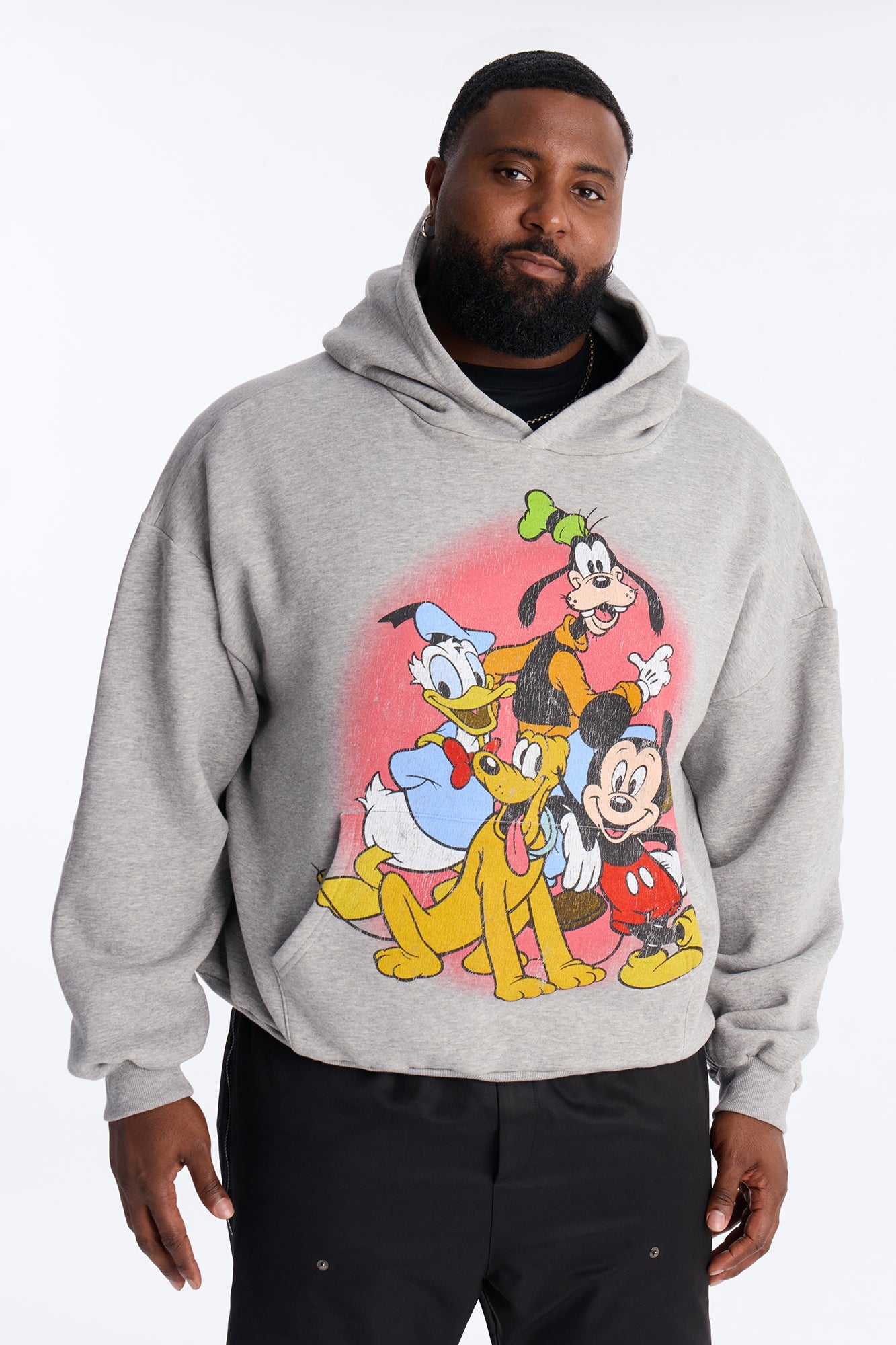 Disney Mickey And Friends Do Your Own Thing Hoodie - Heather Grey