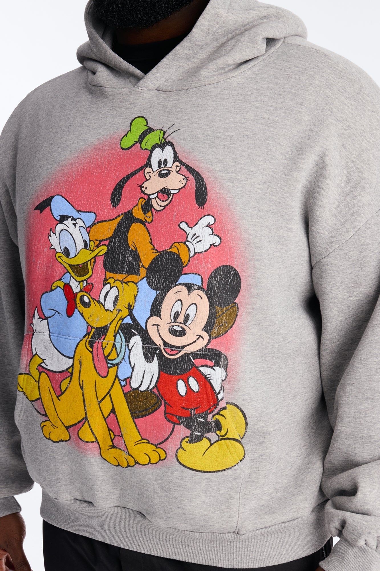 Disney Mickey And Friends Do Your Own Thing Hoodie - Heather Grey
