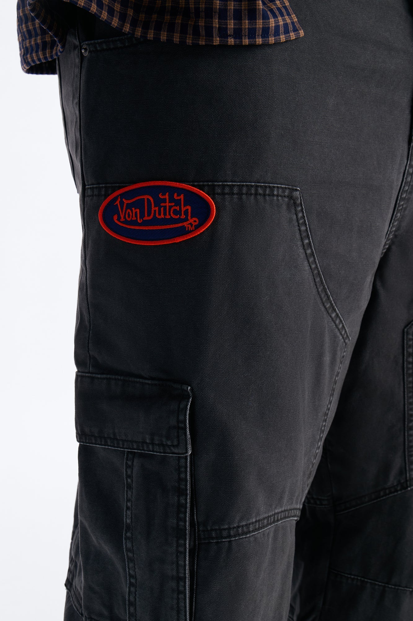 Von Dutch Baggy Flying Eyeball Jean - Black Wash