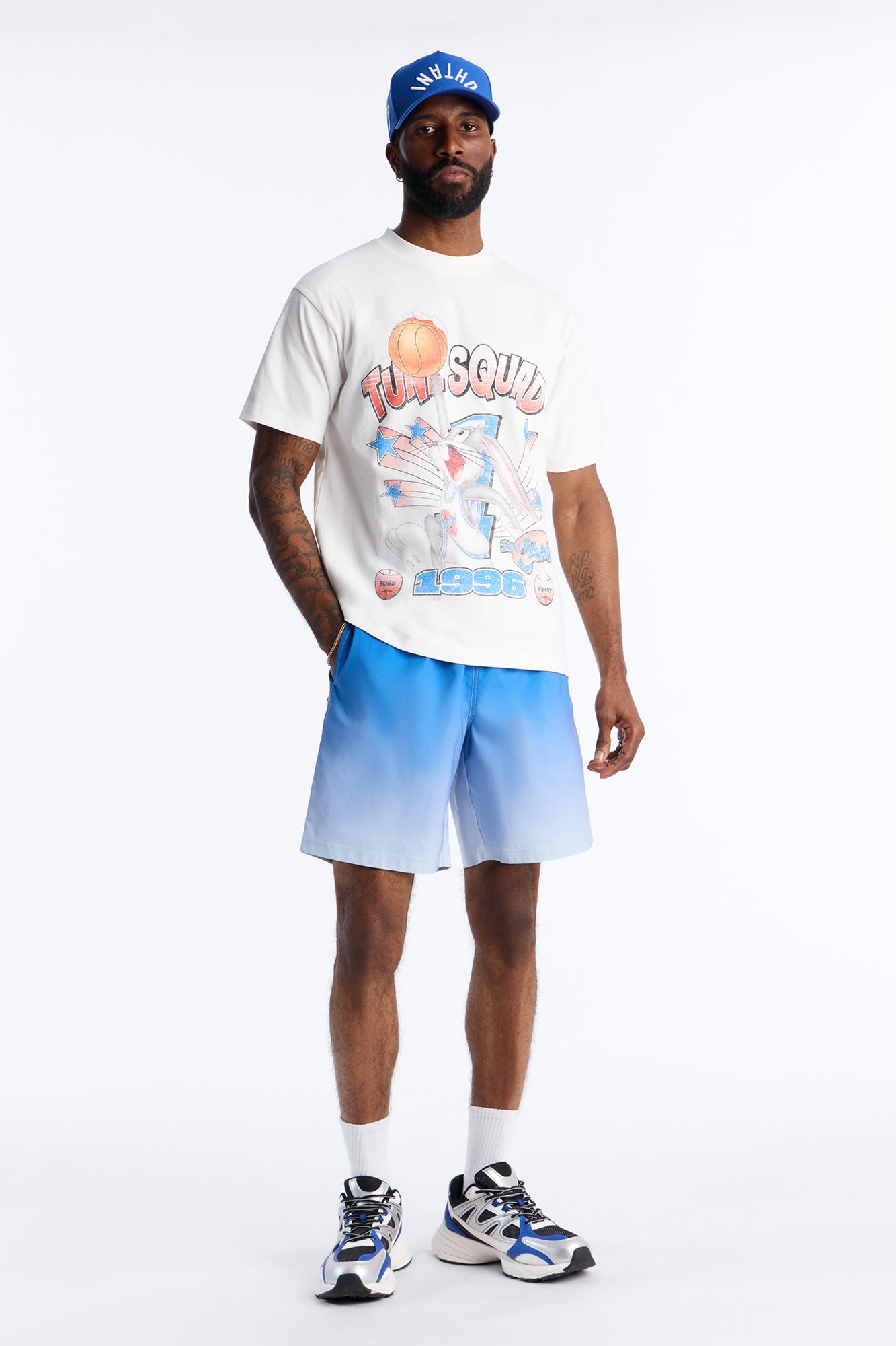 Space Jam Tune Squad 1996 Premium Short Sleeve Shirt - White