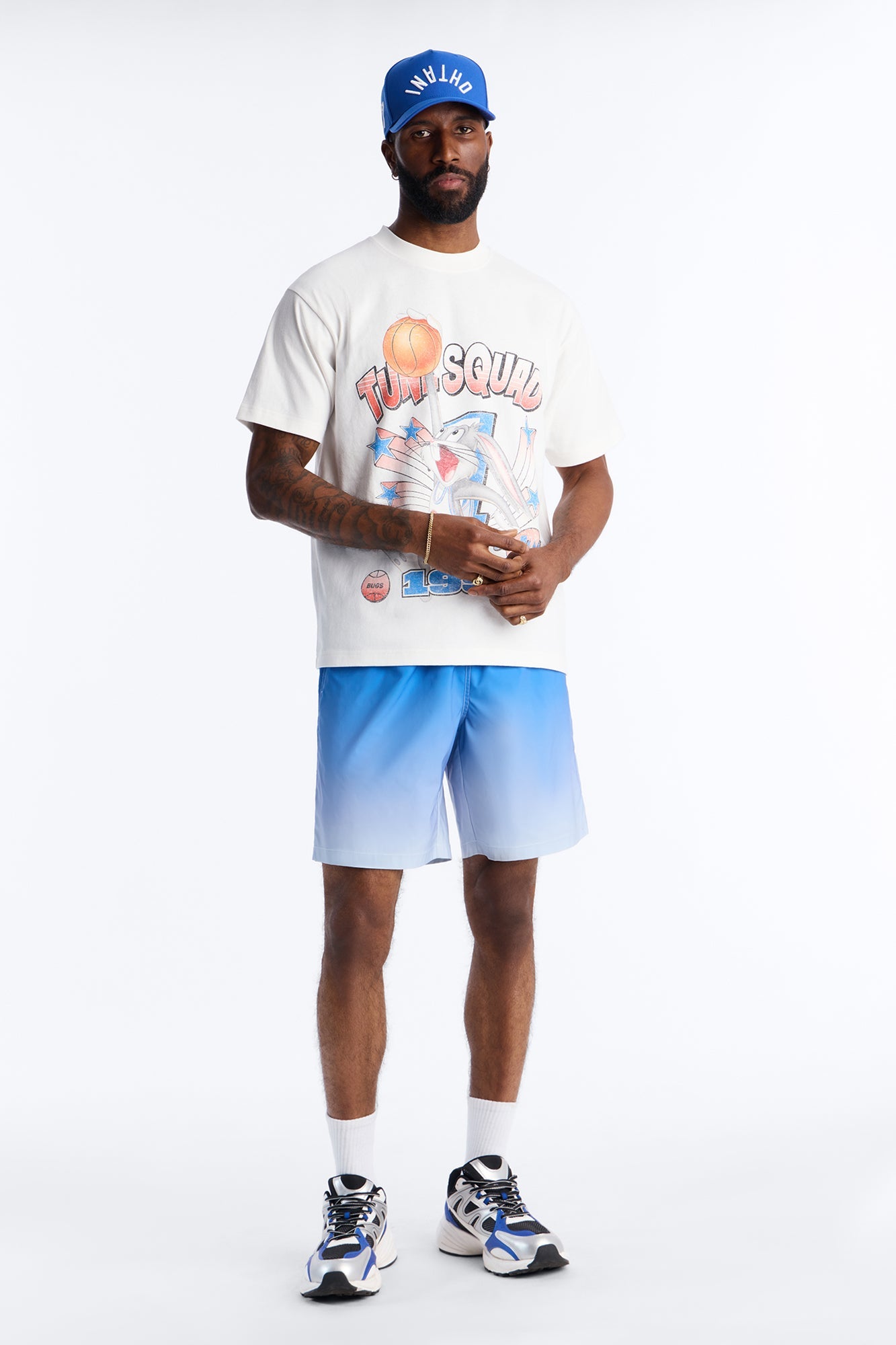 Relaxed Fade Away Ombre Short - Blue