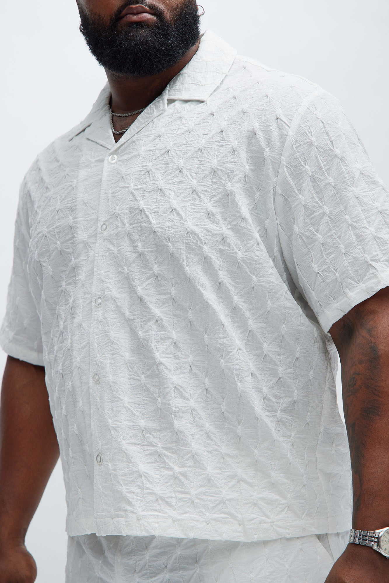 Atticus Textured Shirt - White