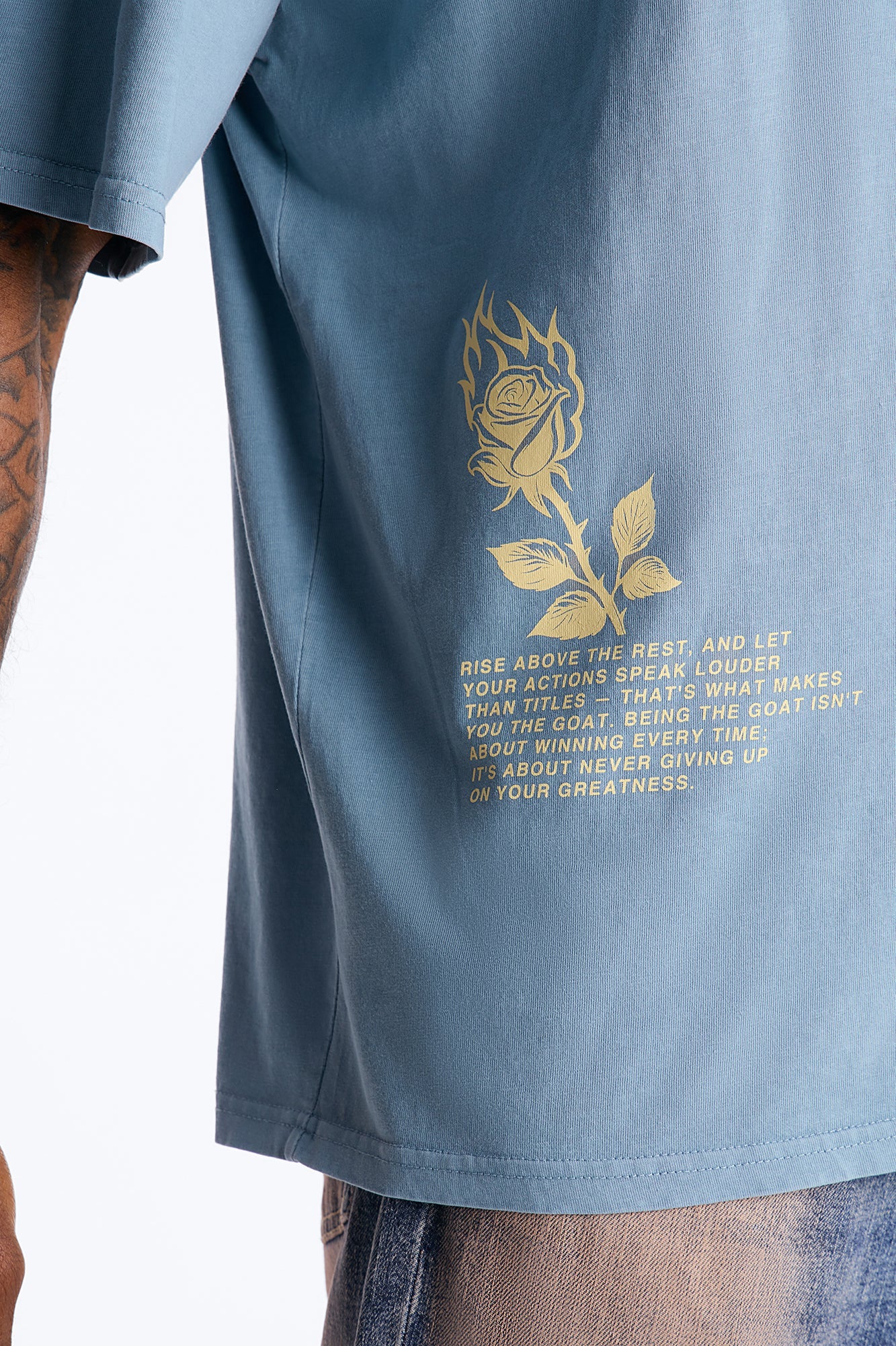 Future Working Boxy Short Sleeve Tee - Indigo