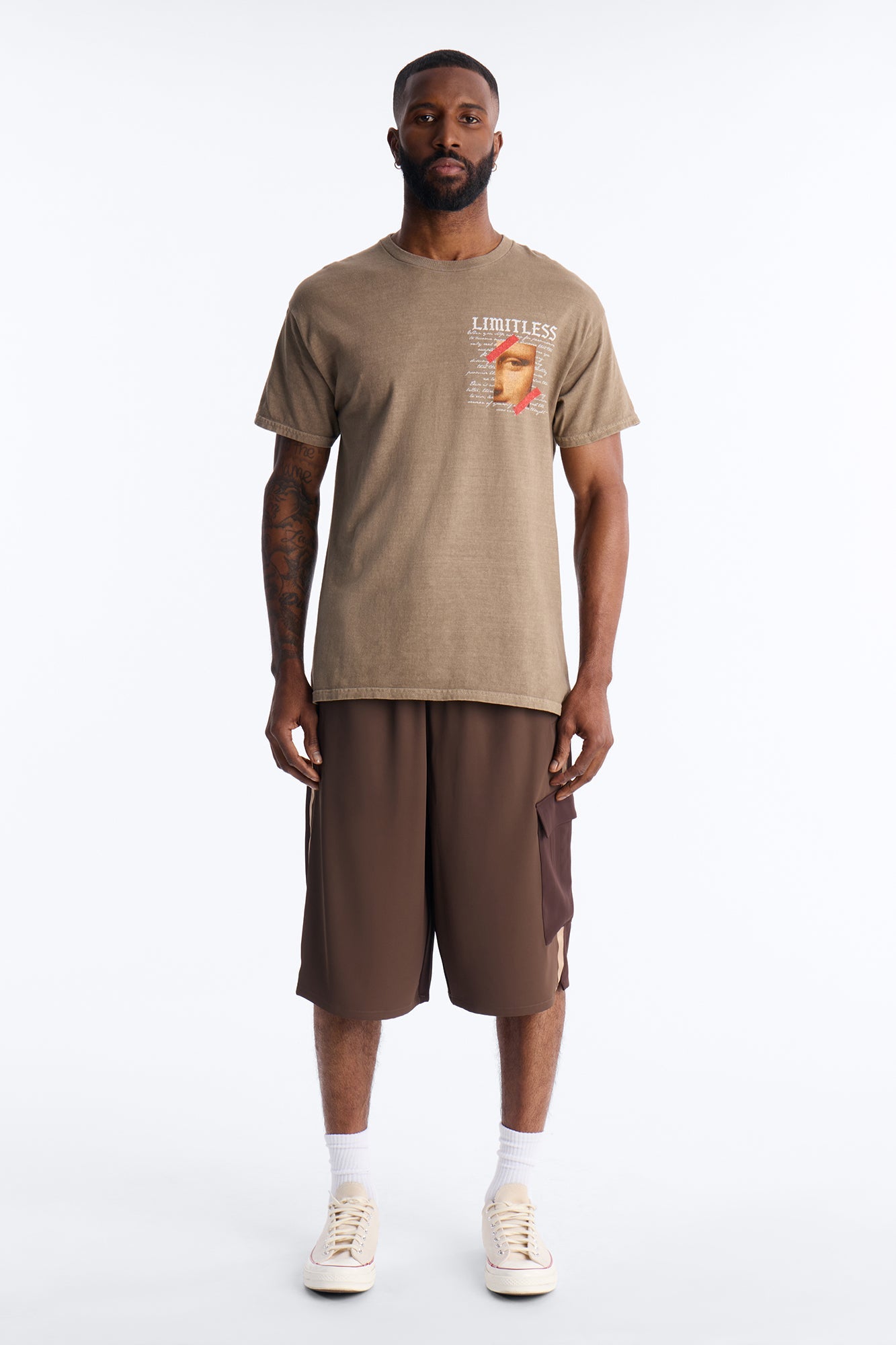 Limitless Art Short Sleeve Tee - Brown