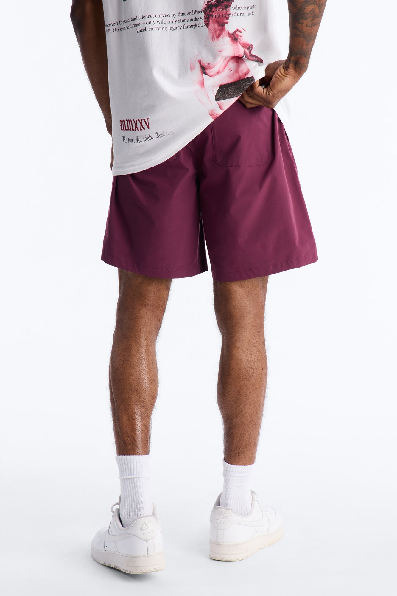 Culture Creator Double Drawstring Short - Purple