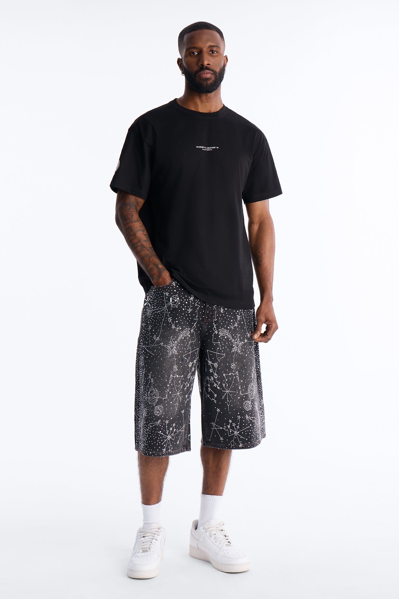 LA West Coast Short Sleeve Tee - Black