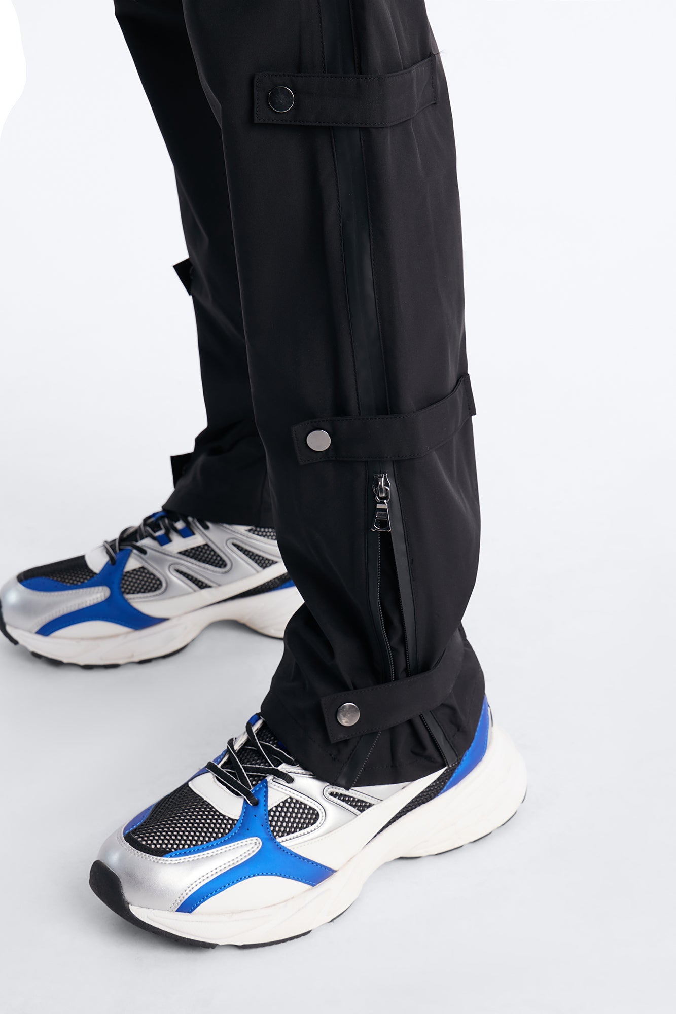 Slim Odyssey Multi Strap Pant - Black