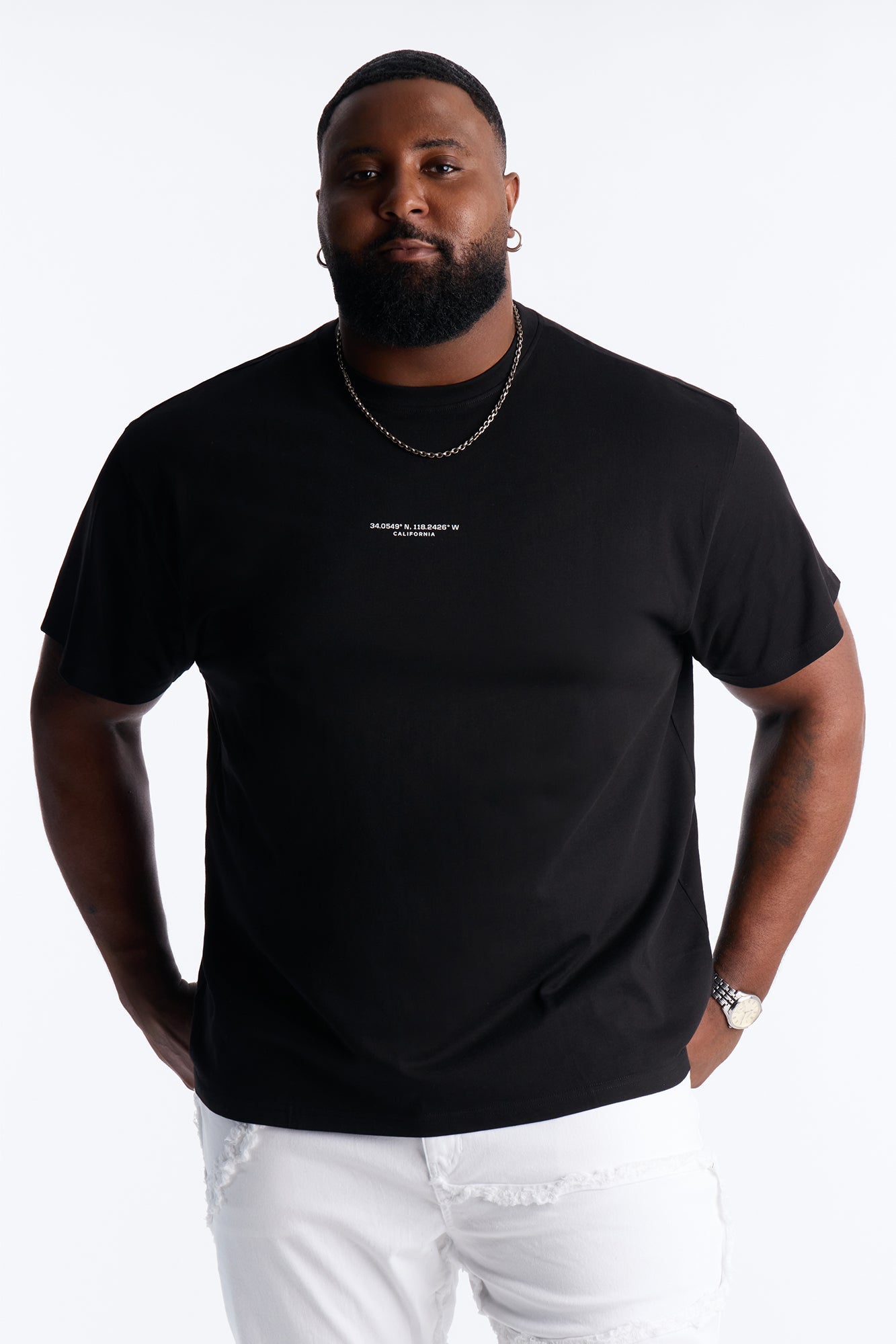 LA West Coast Short Sleeve Tee - Black