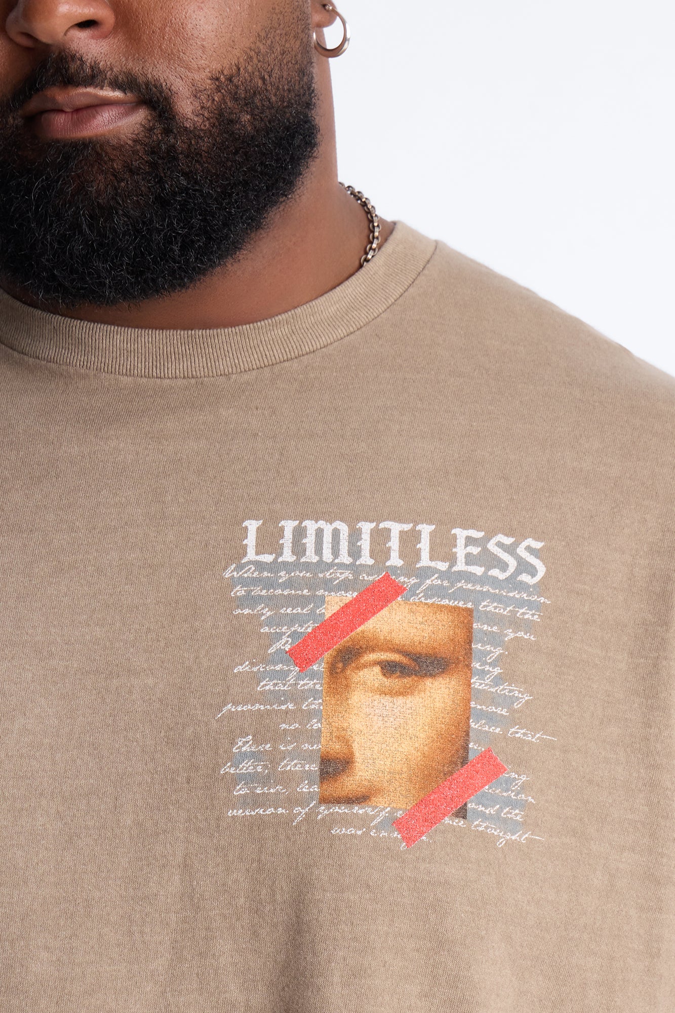Limitless Art Short Sleeve Tee - Brown