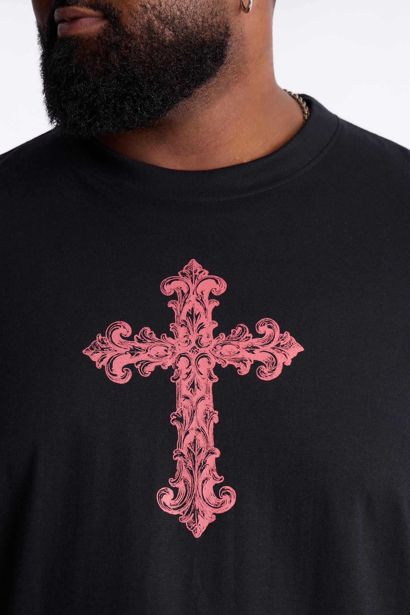 Twofer Through The Looking Glass Long Sleeve Tee - Black