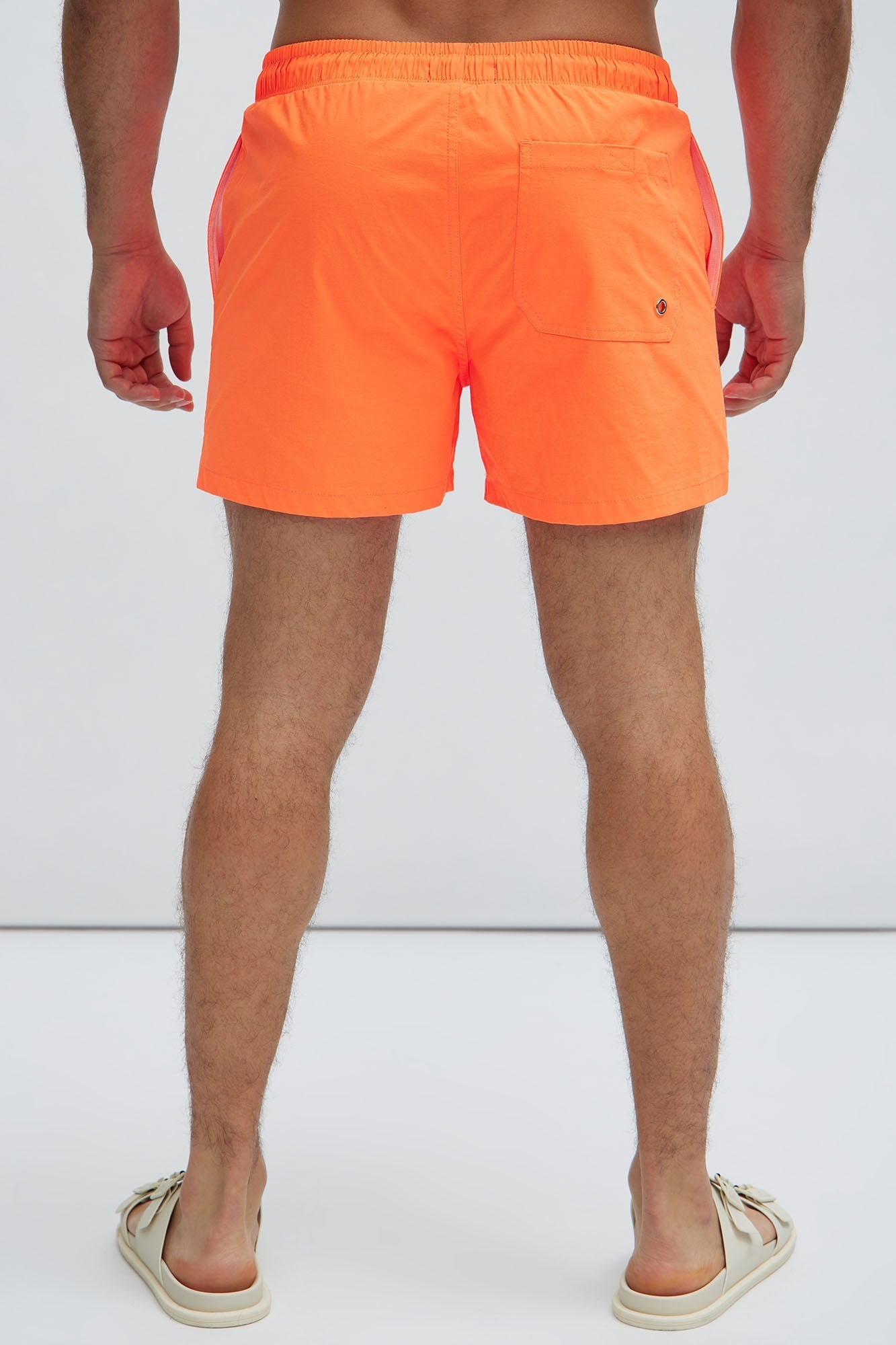 Montez Stretch Swim Trunk 4″ - Orange