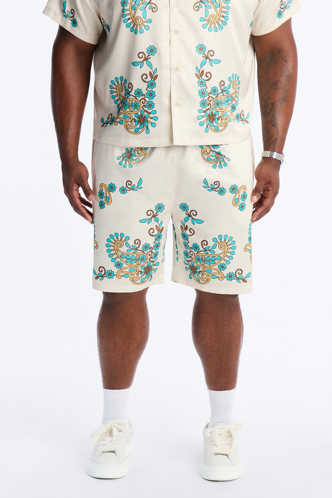 Santorini Relaxed Shorts - Natural