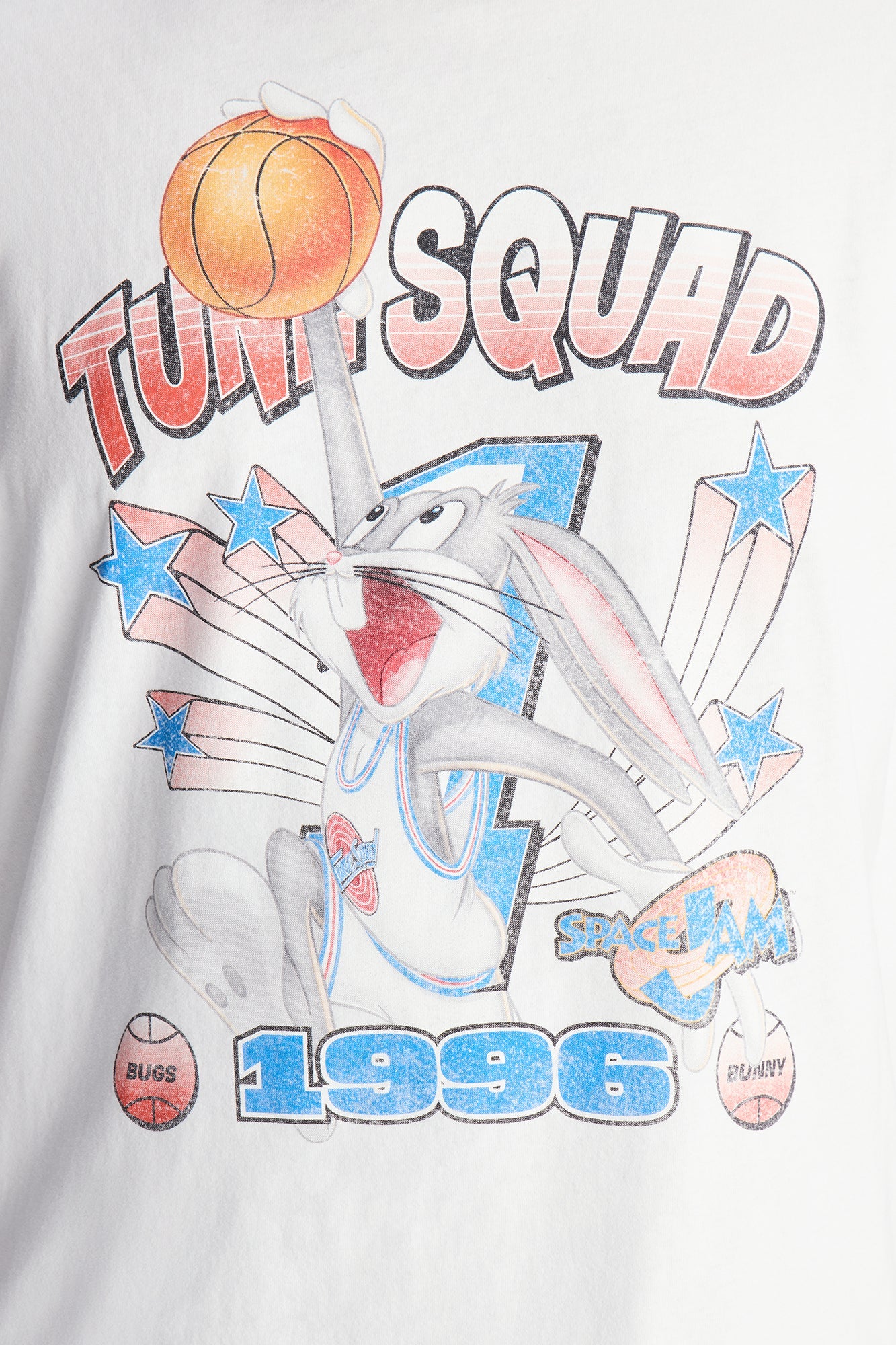 Space Jam Tune Squad 1996 Premium Short Sleeve Shirt - White