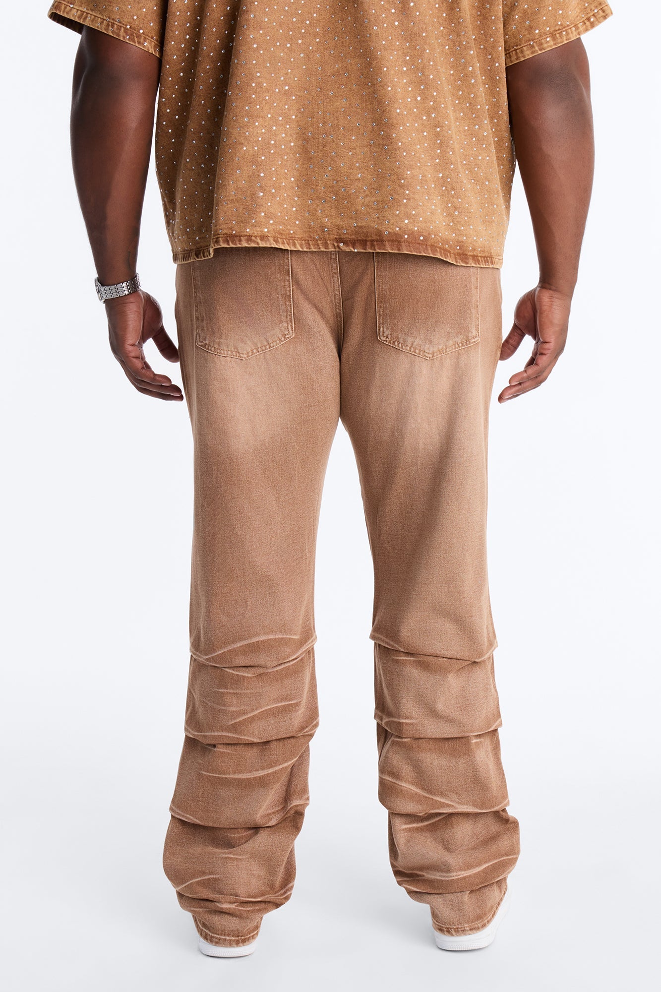 Straight Down The Street Ripped Jeans - Dark Brown