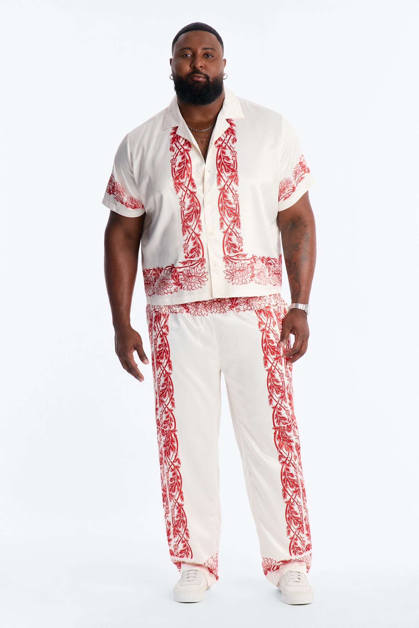 KOS Straight Pants - White