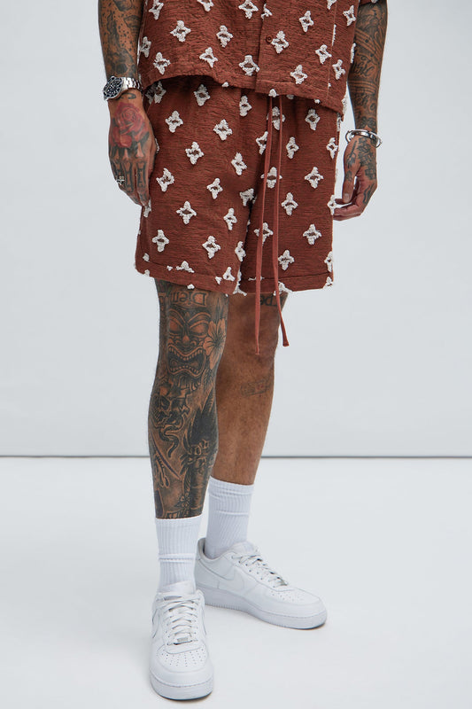Starlet Warmup Shorts - Brown