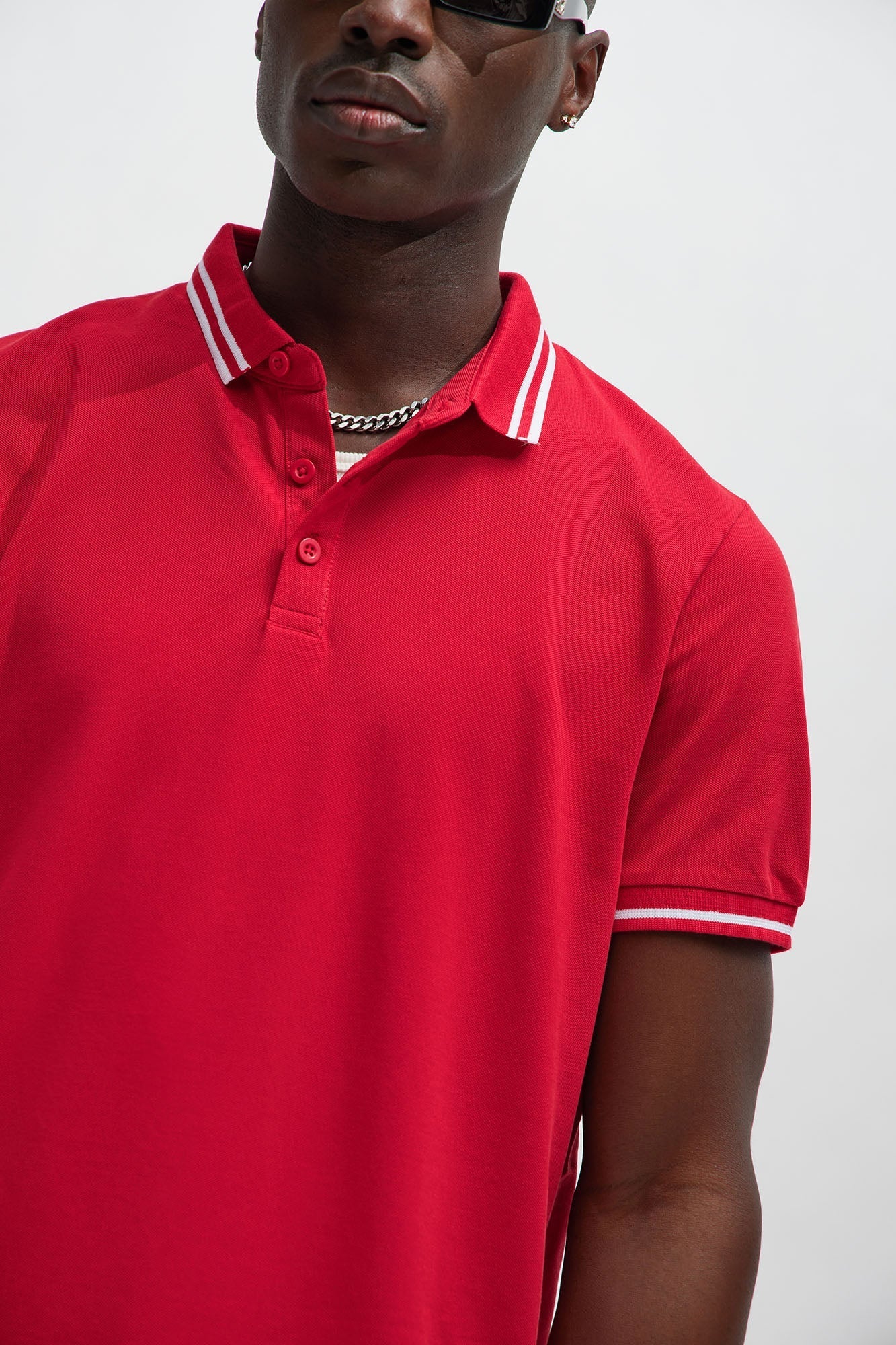 Wilson Short Sleeve Polo - Red
