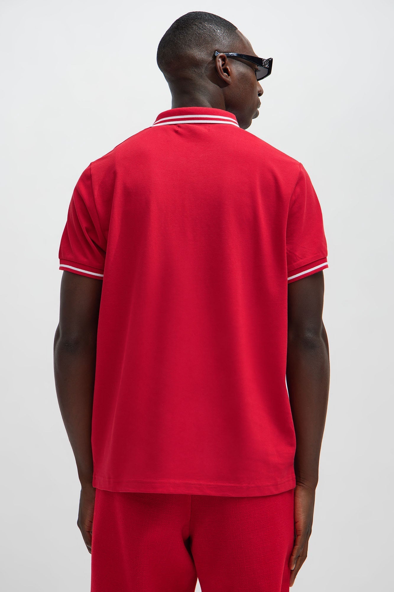 Wilson Short Sleeve Polo - Red
