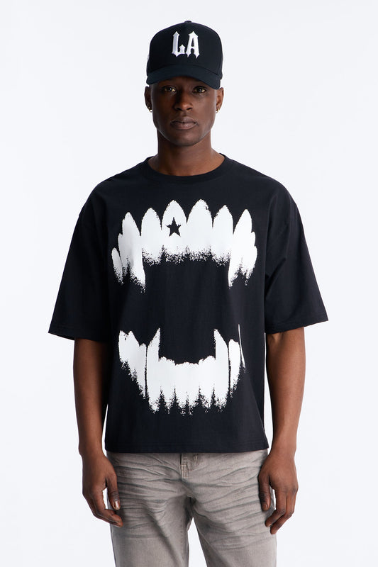 Savage Grill Boxy Short Sleeve Tee - Black