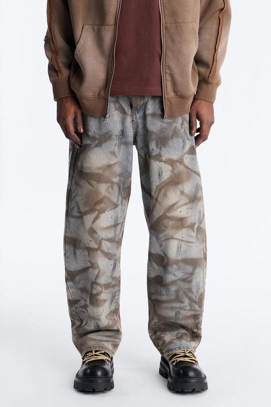 Barrel Canal St Stained Jean - Medium Wash