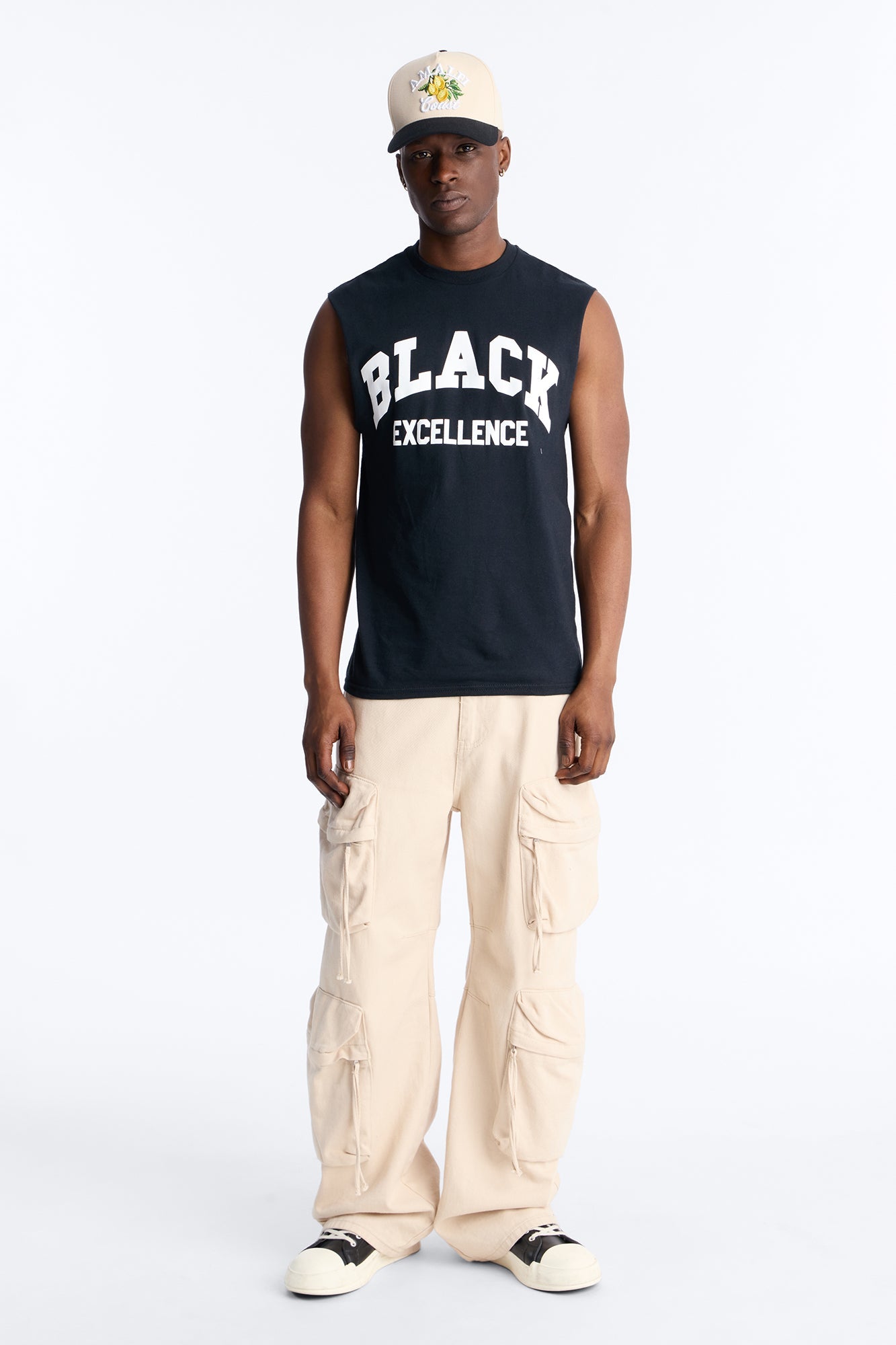 Black Excellence Muscle Tee - Black