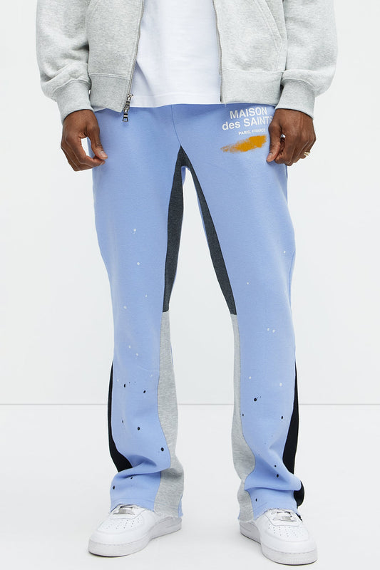 Tyson Maison Des Saints Skinny Flare Sweatpants - Violet